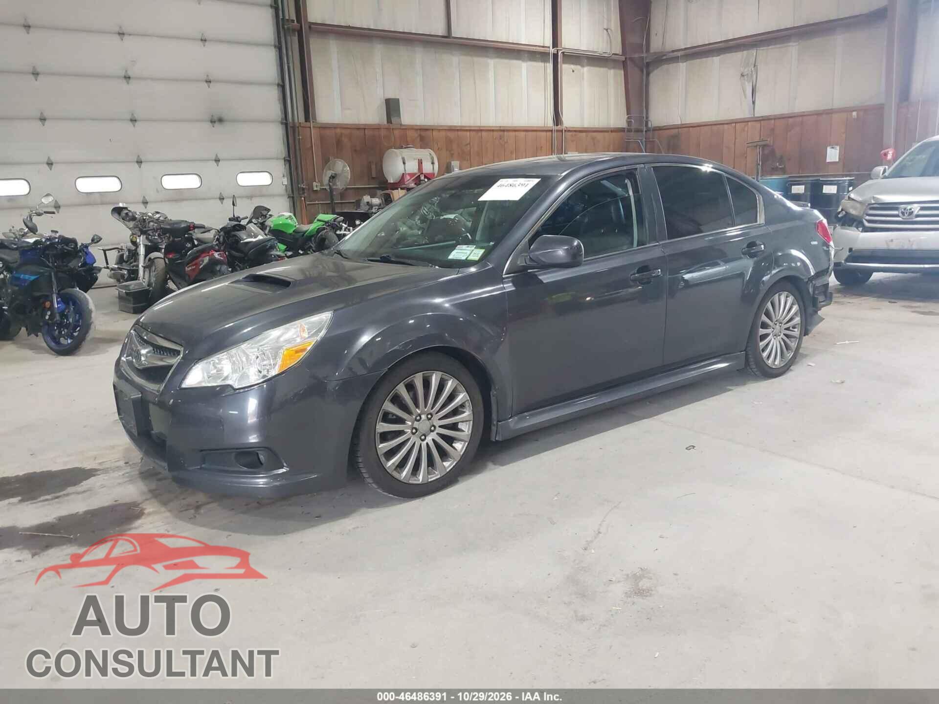SUBARU LEGACY 2012 - 4S3BMFL65C1003393