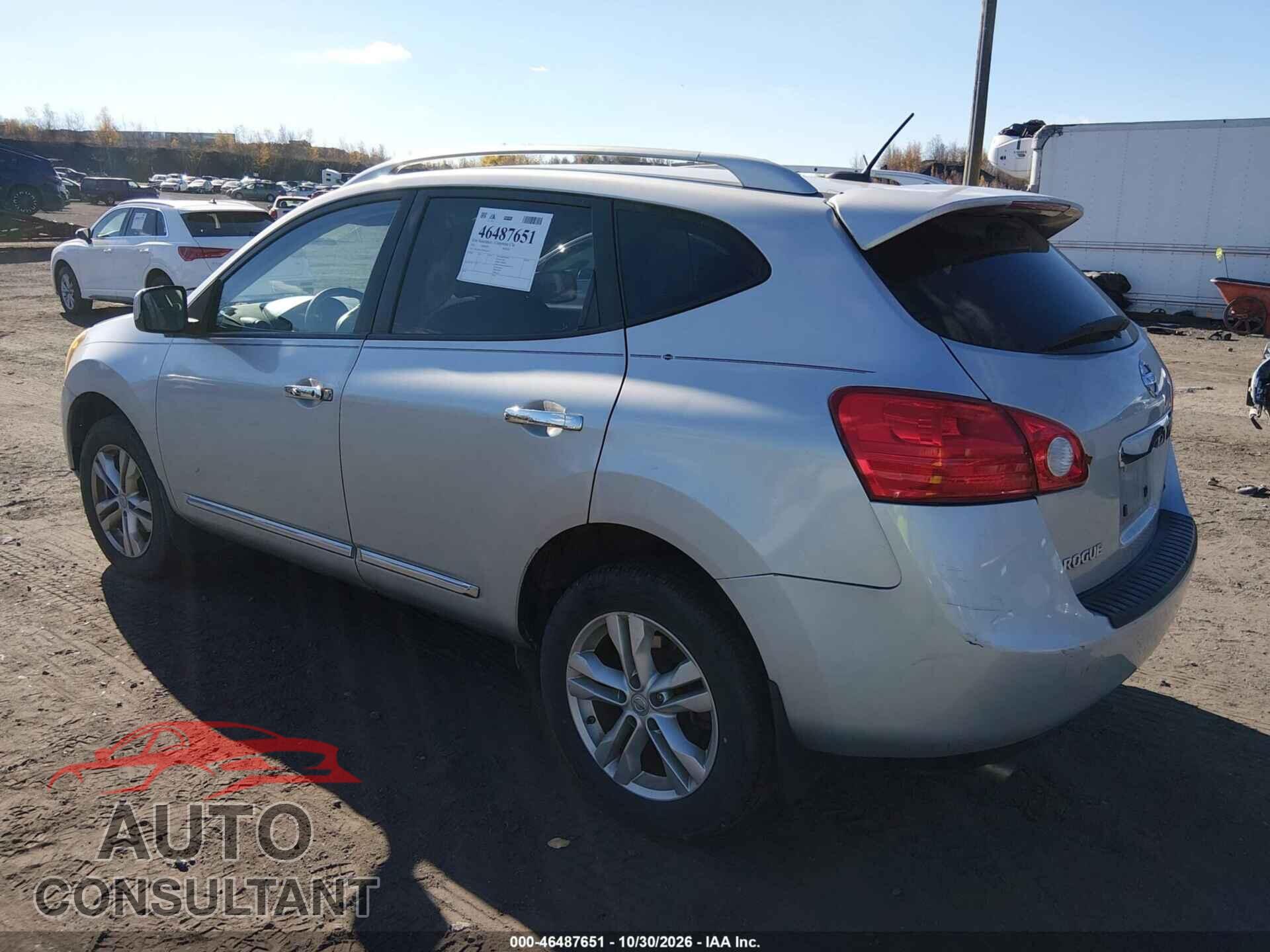 NISSAN ROGUE 2013 - JN8AS5MV2DW126367