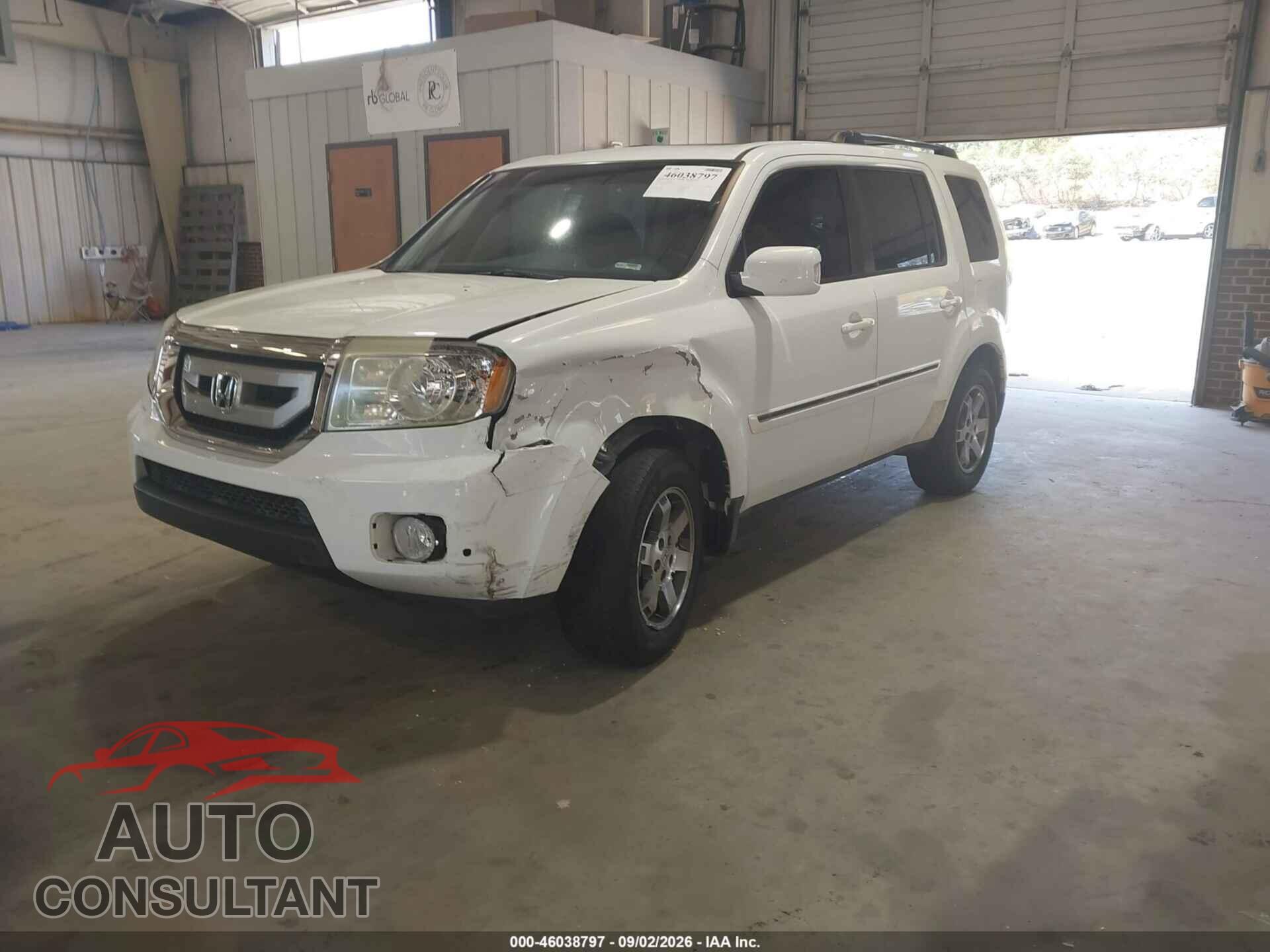 HONDA PILOT 2009 - 5FNYF38849B003639