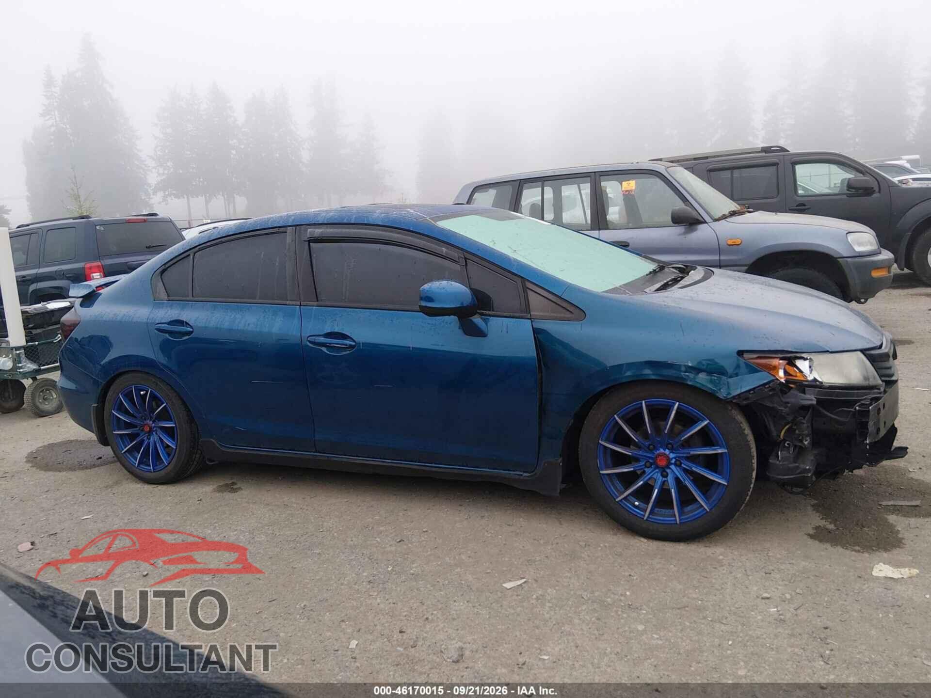 HONDA CIVIC 2012 - 19XFB2F84CE353270