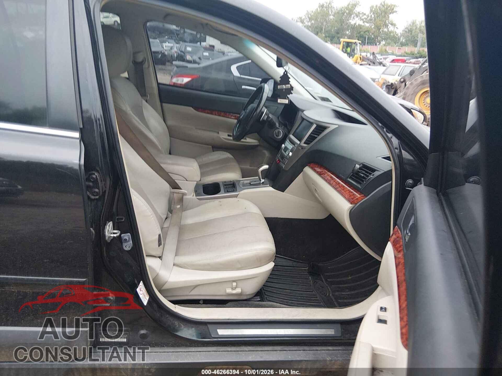 SUBARU OUTBACK 2012 - 4S4BRDLC4C2238515