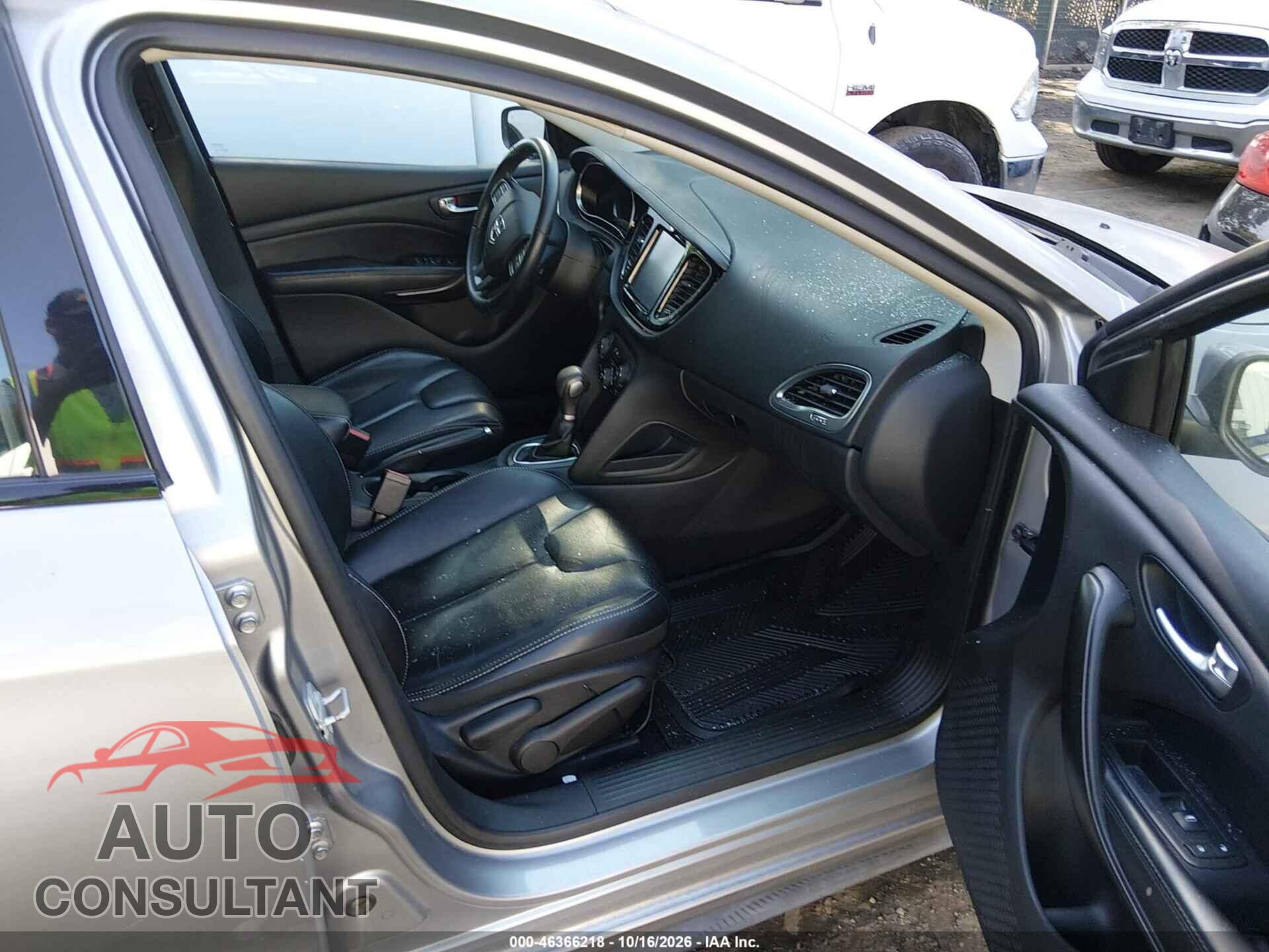 DODGE DART 2015 - 1C3CDFCB6FD302867
