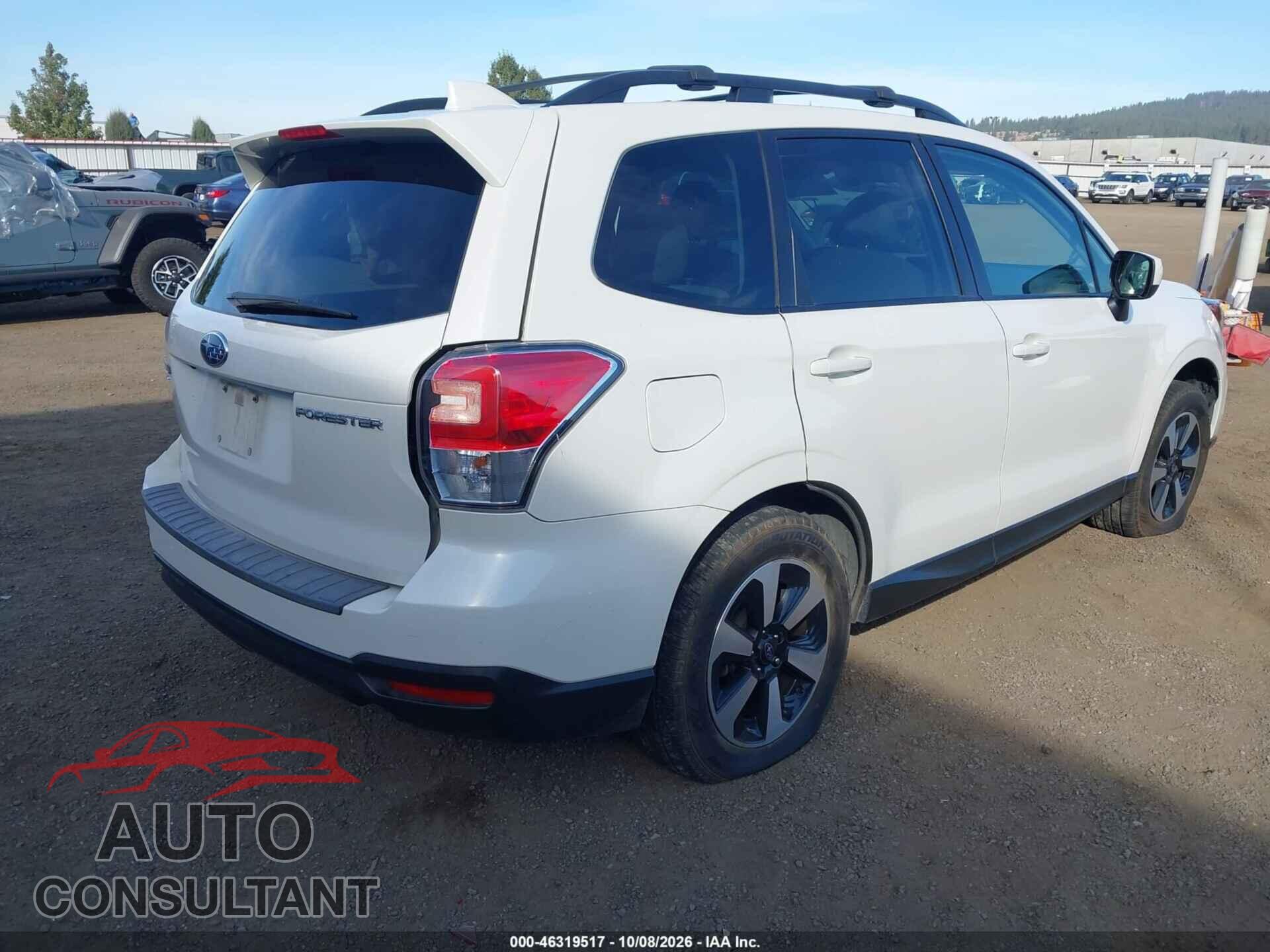 SUBARU FORESTER 2018 - JF2SJAGC9JH450438