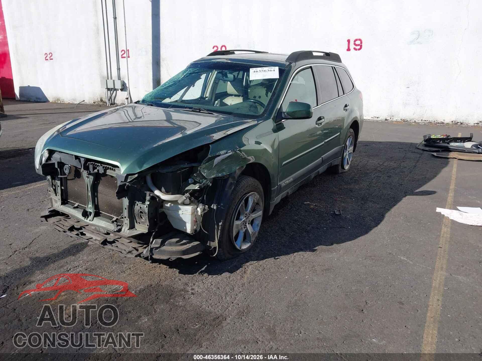 SUBARU OUTBACK 2013 - 4S4BRBKC7D3290254