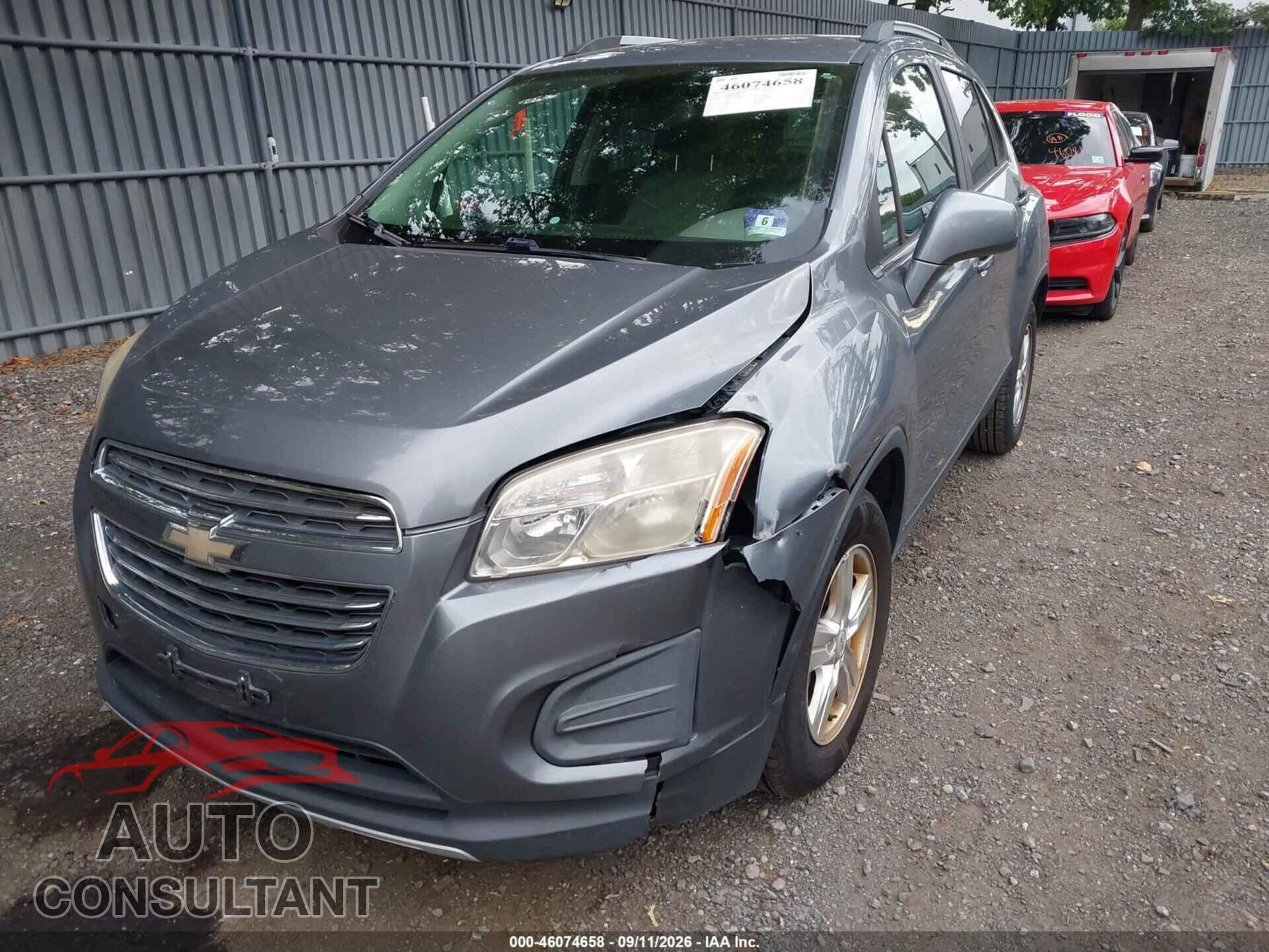 CHEVROLET TRAX 2015 - KL7CJLSB8FB184883