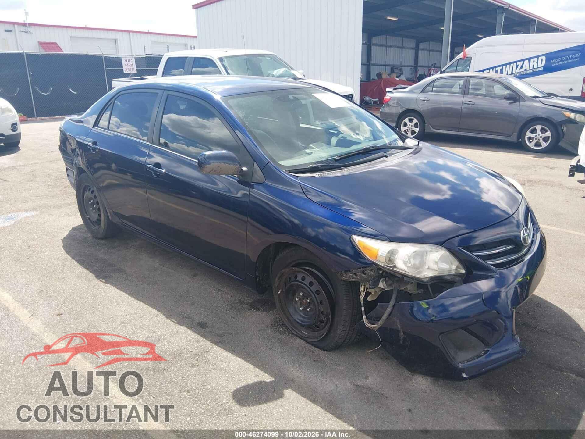 TOYOTA COROLLA 2013 - 5YFBU4EE2DP137185