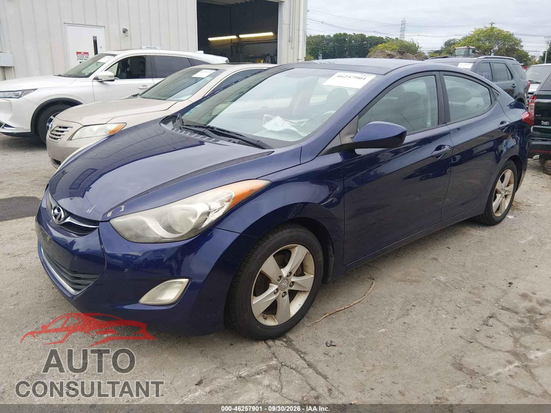 HYUNDAI ELANTRA 2012 - 5NPDH4AE1CH097552