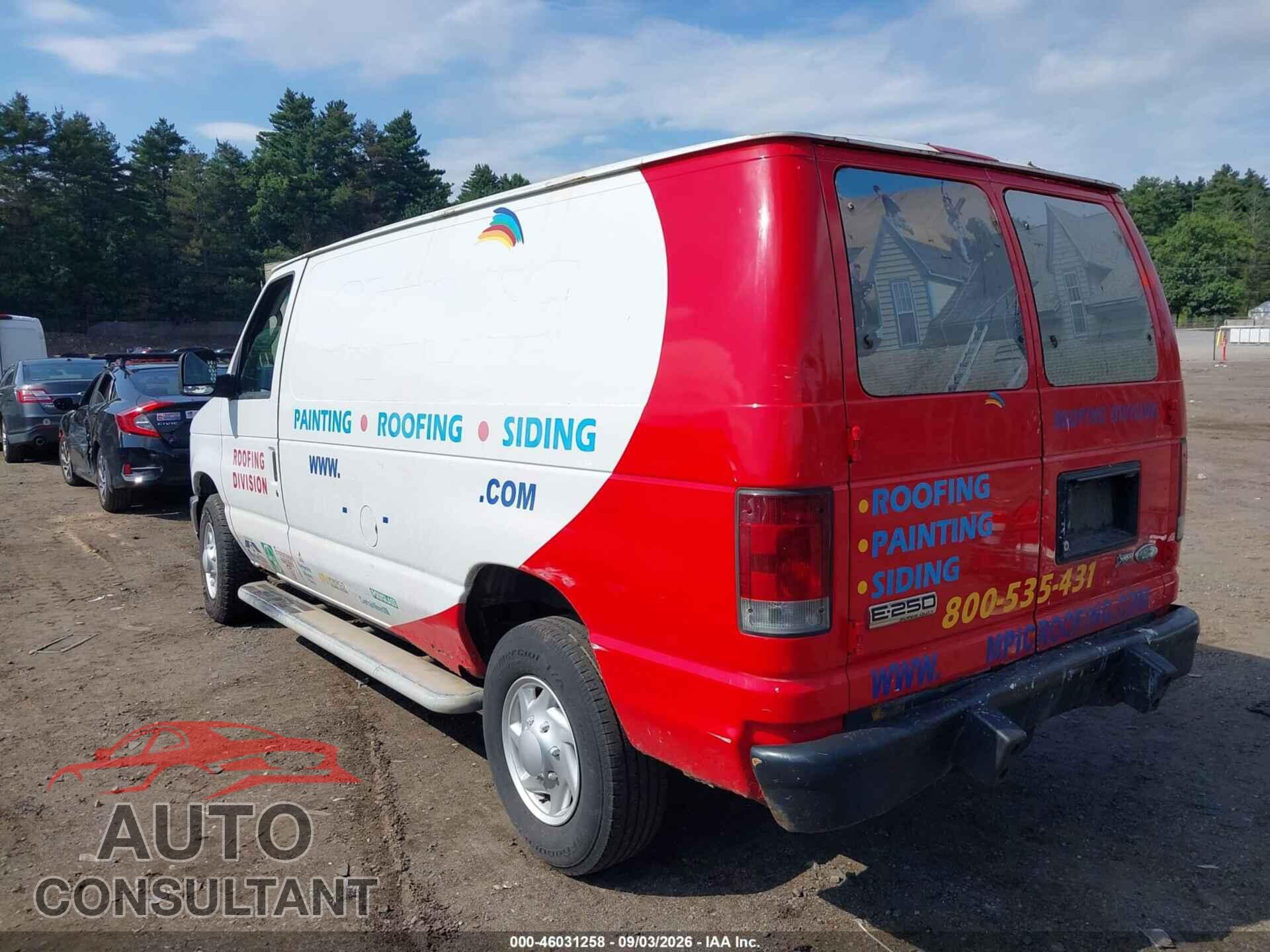 FORD E-250 2009 - 1FTNE24W79DA27994