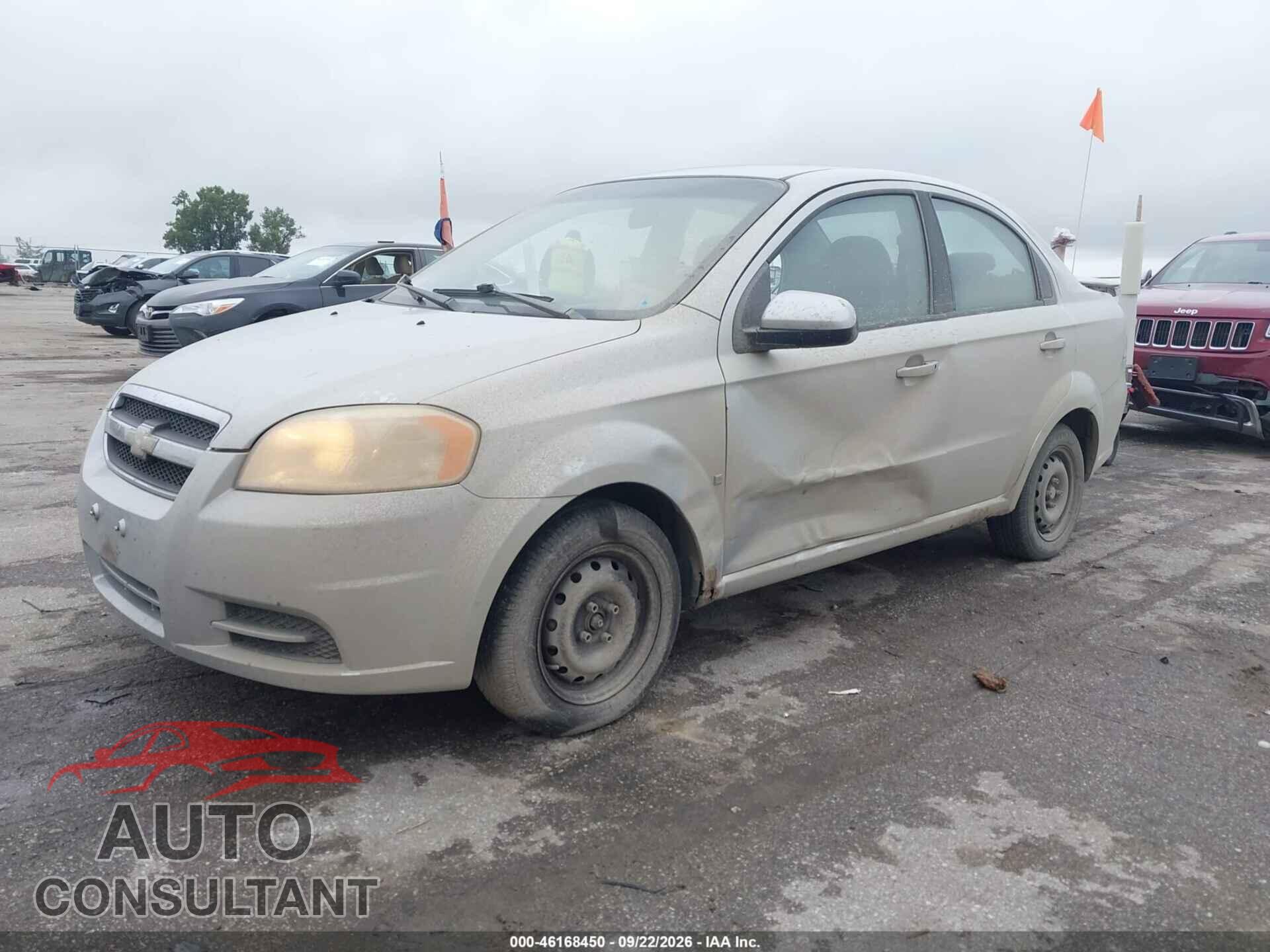 CHEVROLET AVEO 2009 - KL1TD56E79B325139