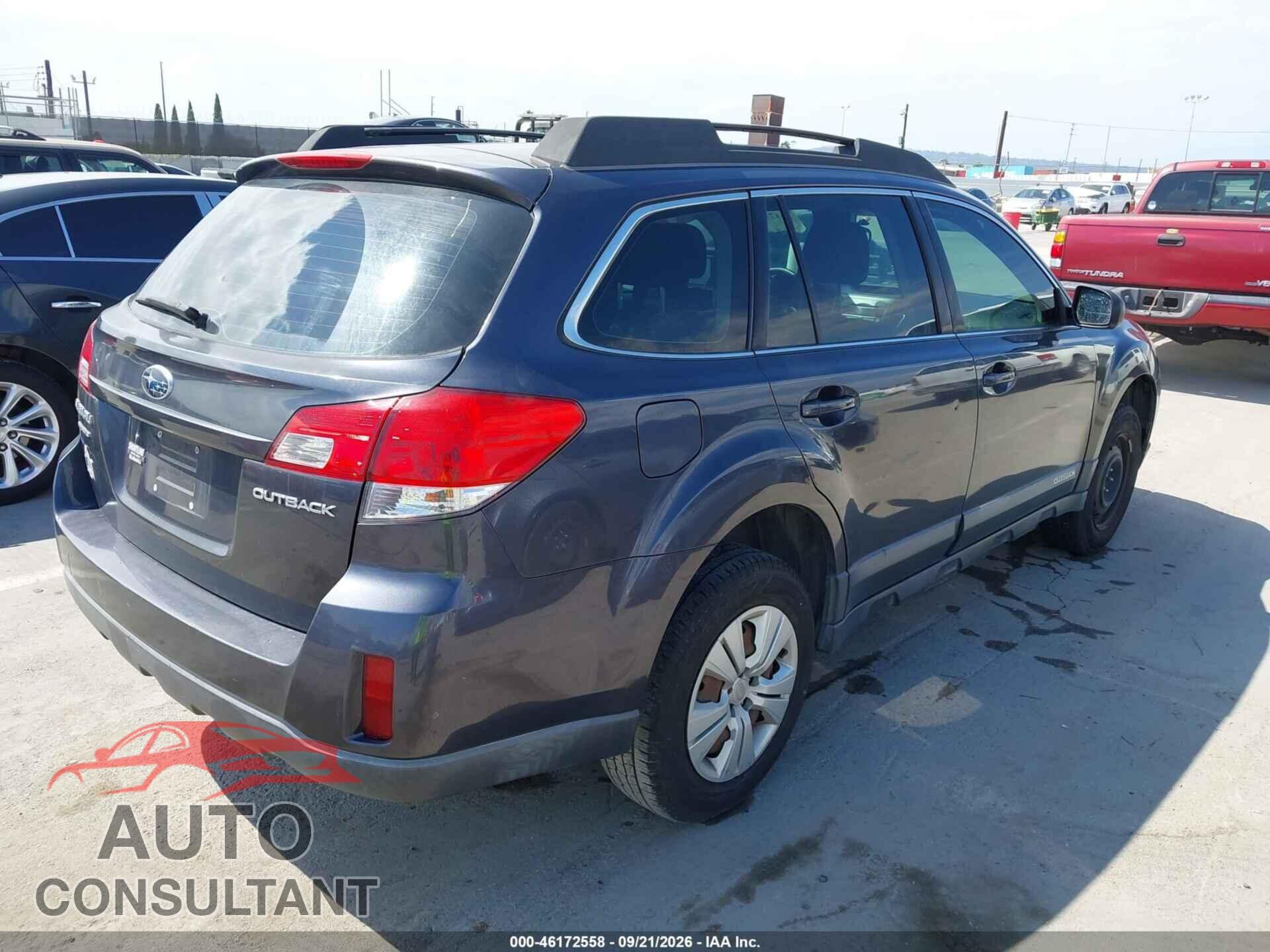 SUBARU OUTBACK 2011 - 4S4BRCAC4B3338295