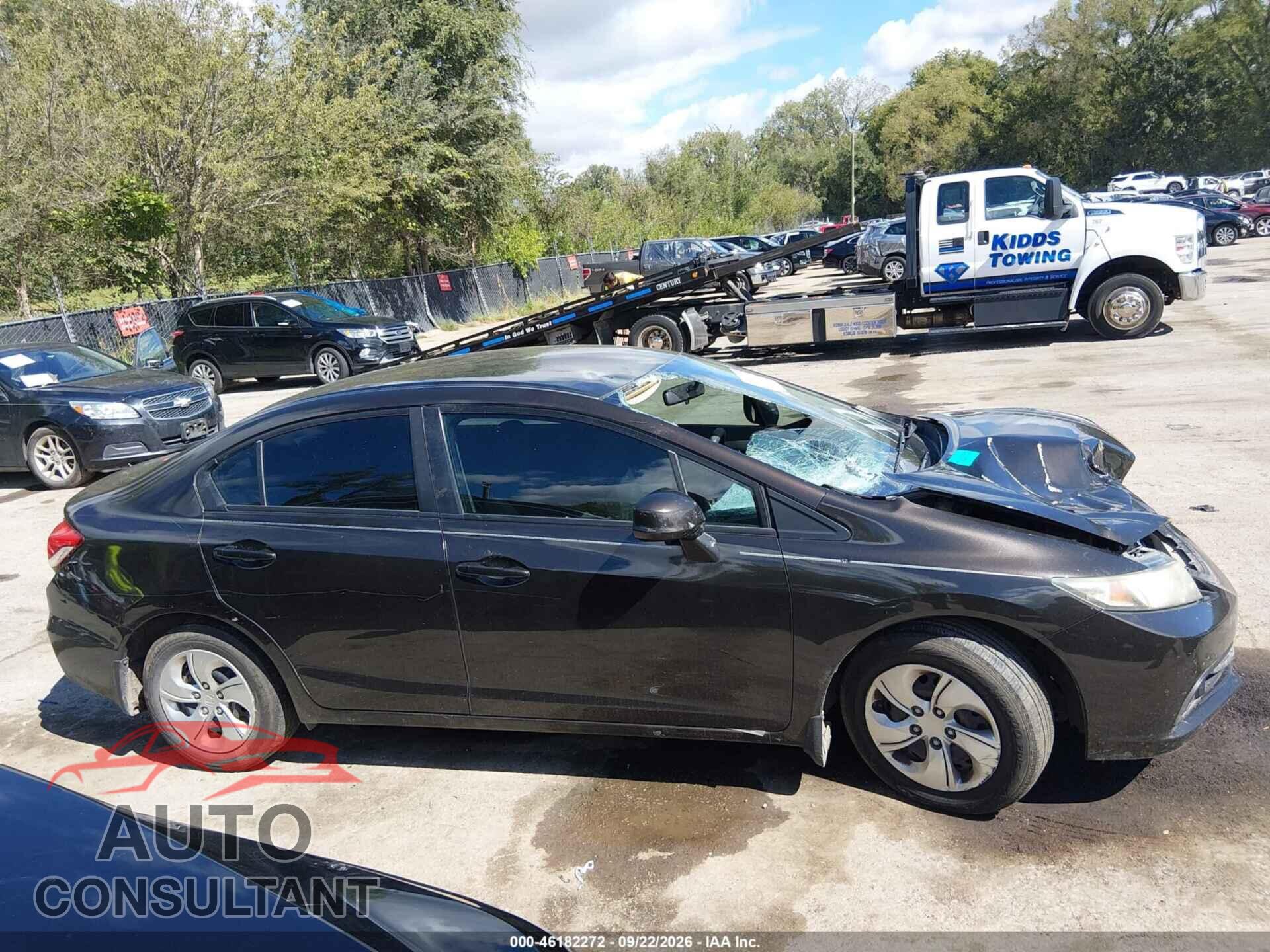 HONDA CIVIC 2013 - 2HGFB2F5XDH511527