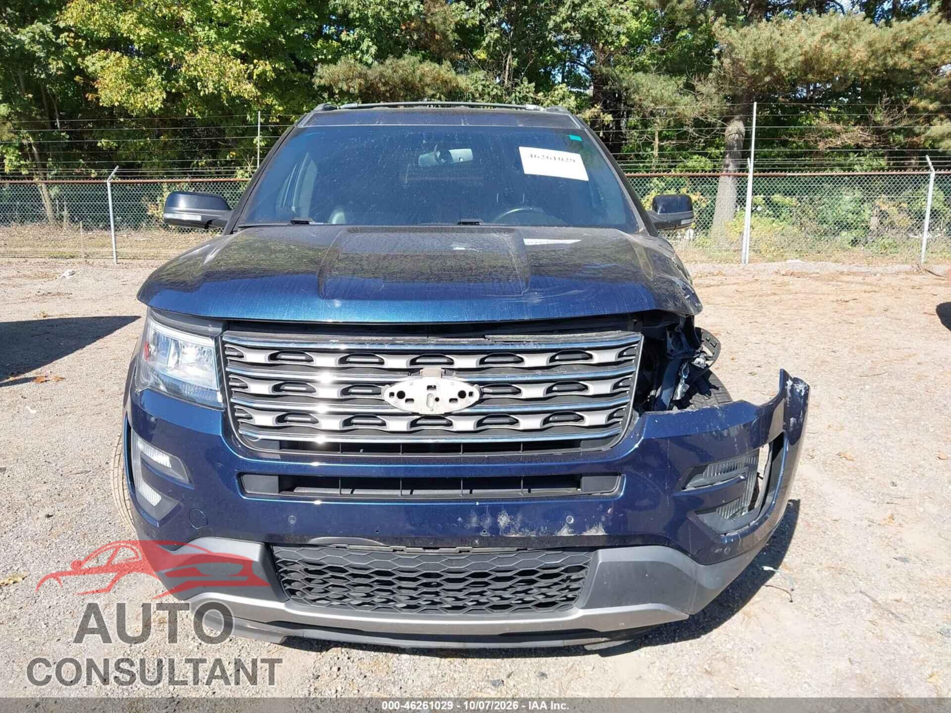 FORD EXPLORER 2017 - 1FM5K8D87HGA46230