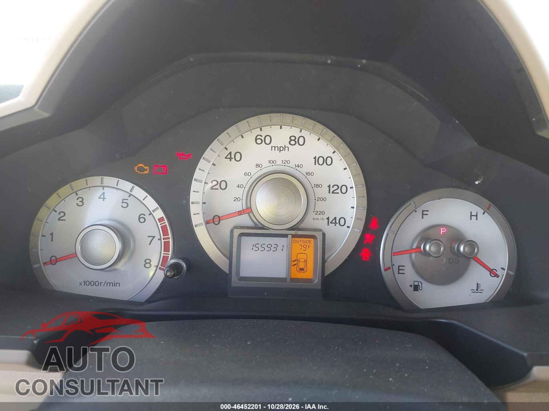 HONDA PILOT 2011 - 5FNYF4H65BB074536