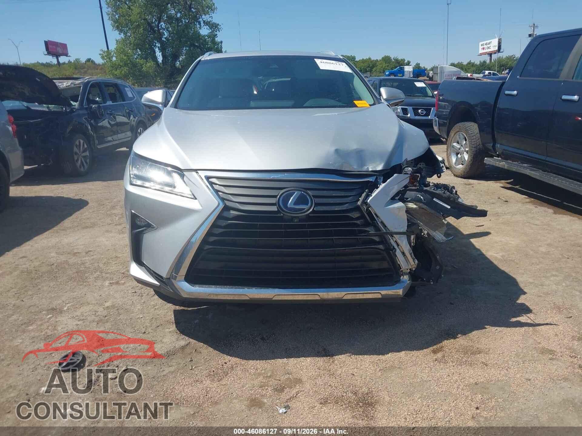 LEXUS RX 450H 2017 - 2T2BGMCA2HC018867