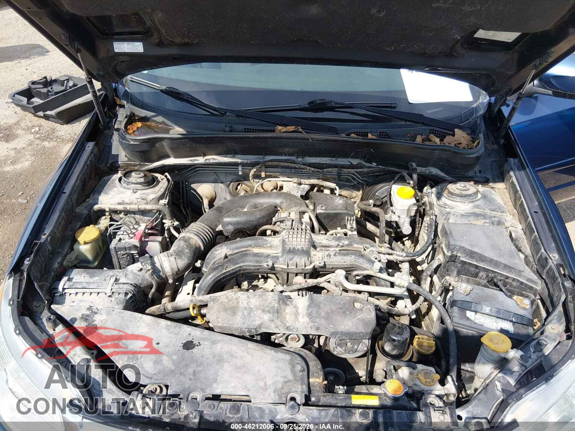 SUBARU FORESTER 2012 - JF2SHBDC3CH430260