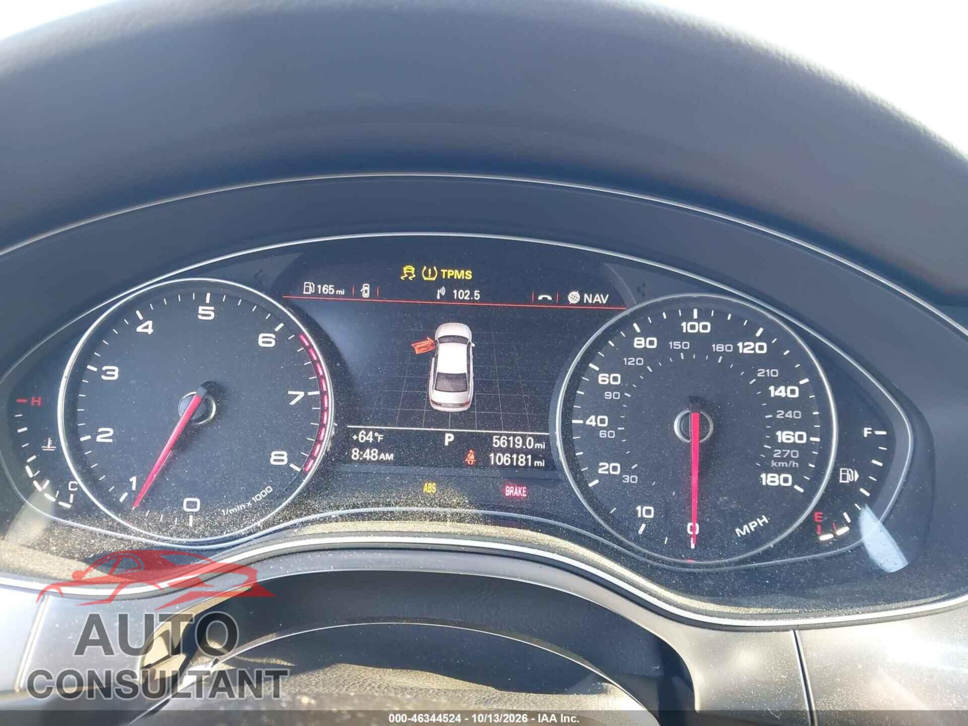AUDI A6 2015 - WAUDFAFC5FN029669