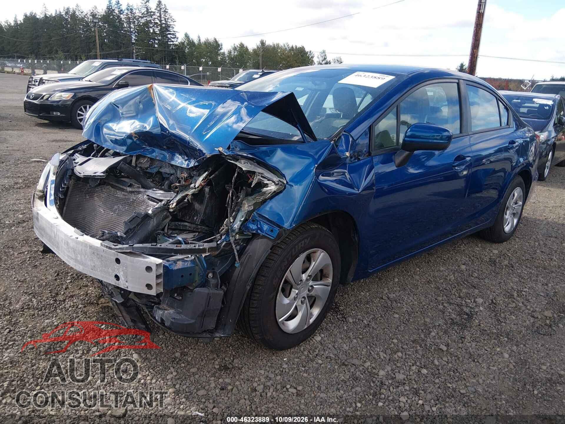 HONDA CIVIC 2014 - 19XFB2F51EE212701