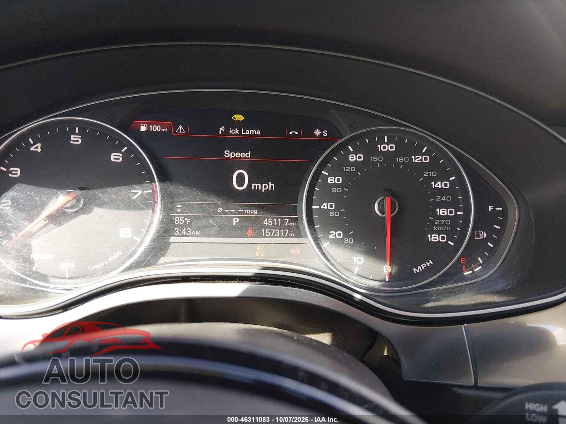 AUDI A6 2017 - WAUD8AFC8HN029355