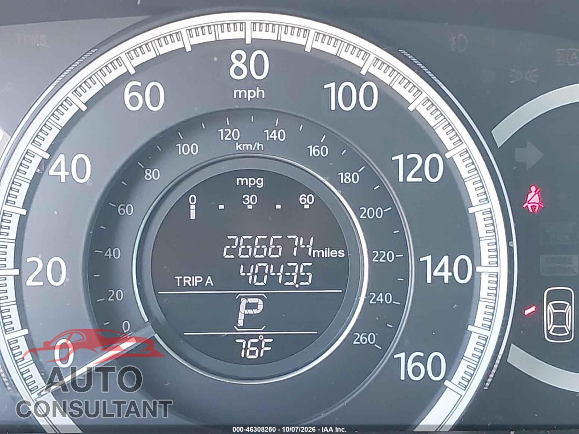 HONDA ACCORD 2013 - 1HGCR3F81DA036704