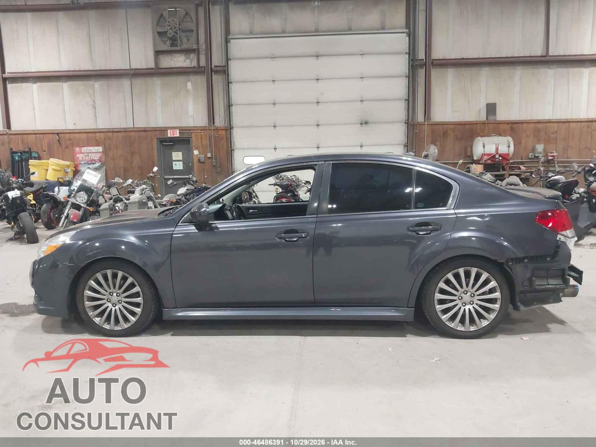 SUBARU LEGACY 2012 - 4S3BMFL65C1003393