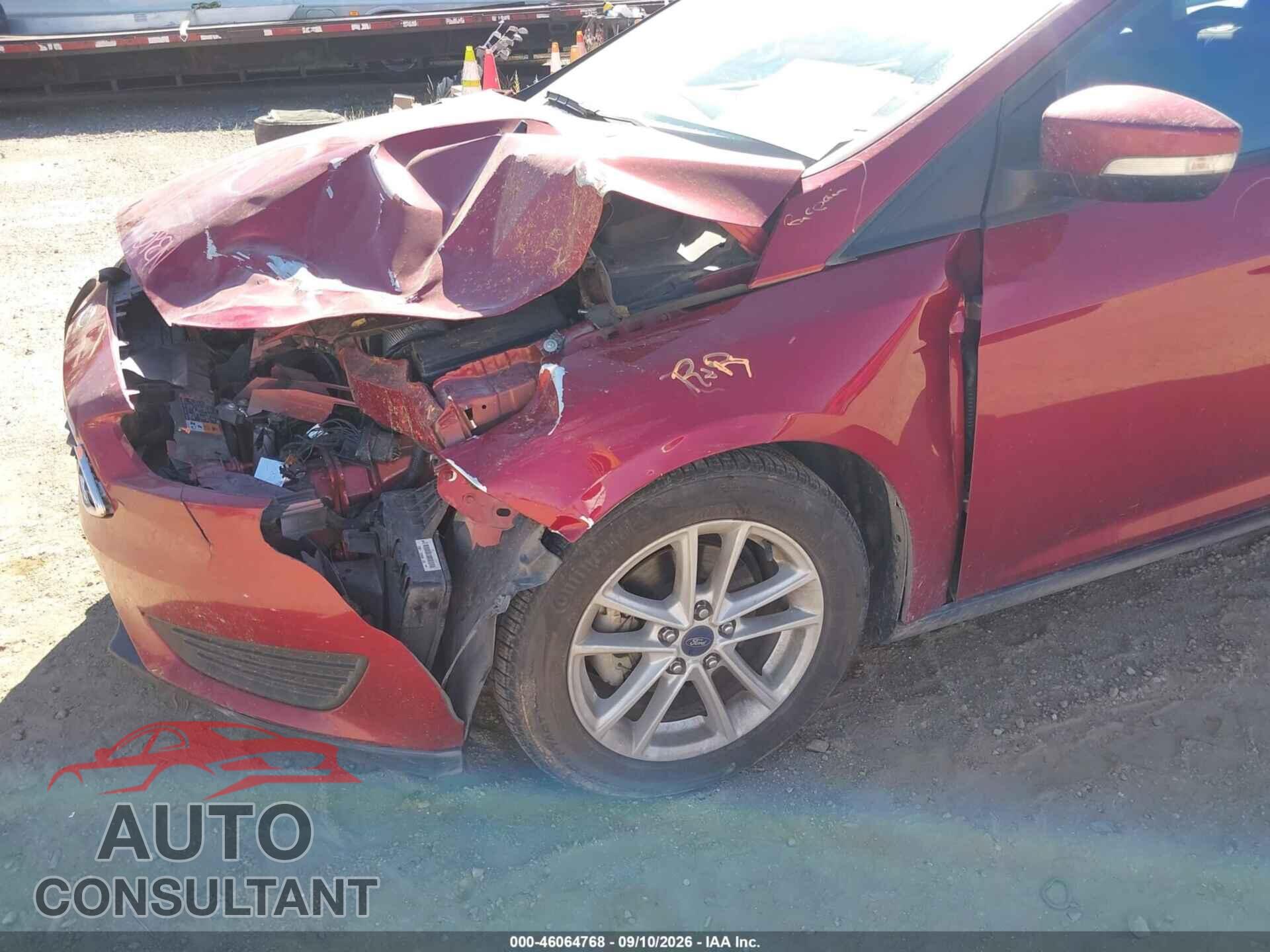 FORD FOCUS 2017 - 1FADP3F20HL277139