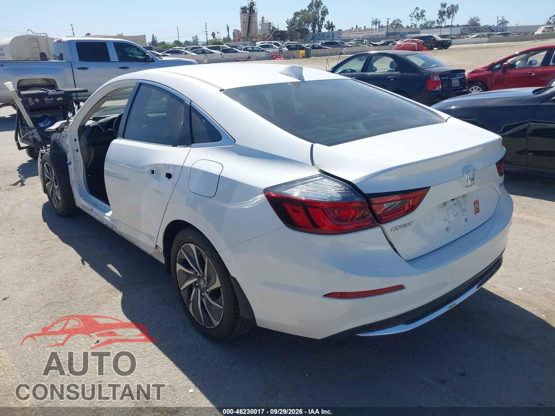 HONDA INSIGHT 2019 - 19XZE4F92KE015213