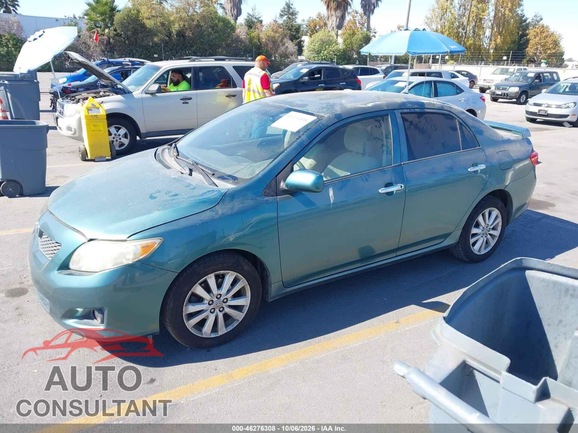 TOYOTA COROLLA 2009 - 1NXBU40E49Z071008