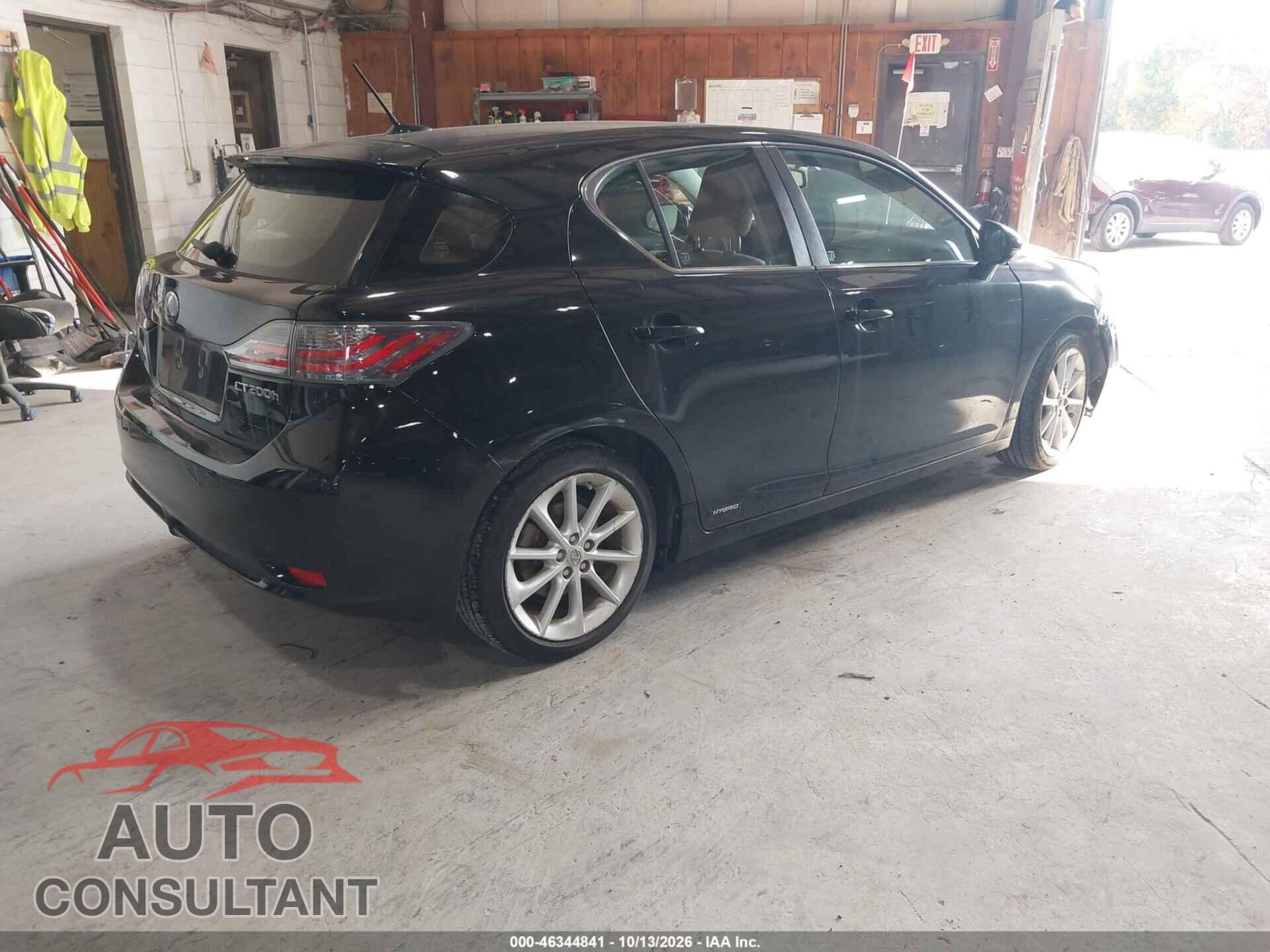 LEXUS CT 200H 2012 - JTHKD5BH4C2095490