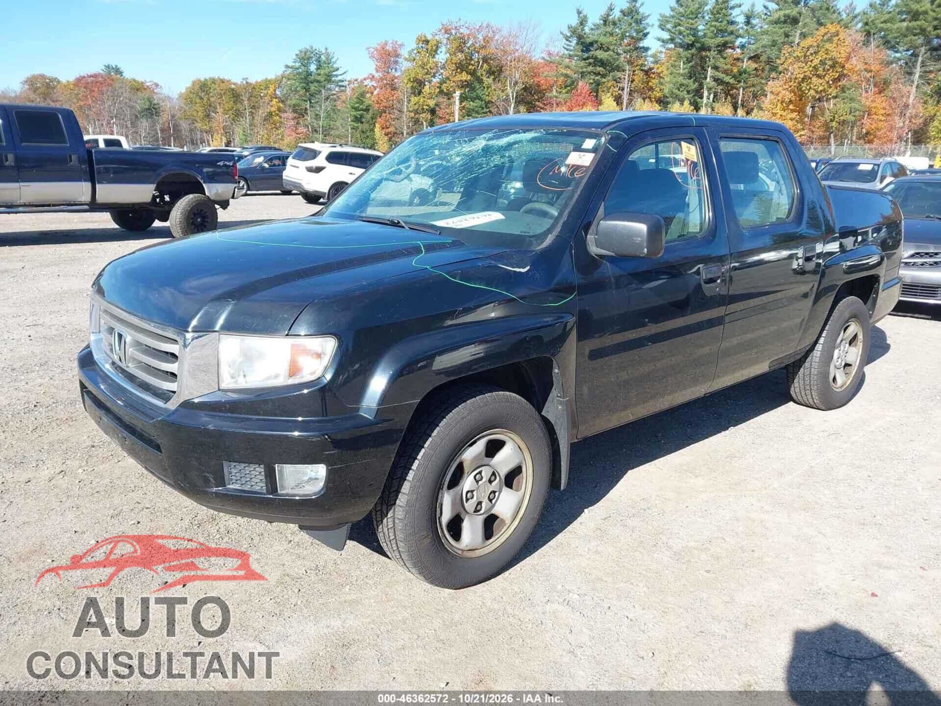 HONDA RIDGELINE 2013 - 5FPYK1F29DB016630