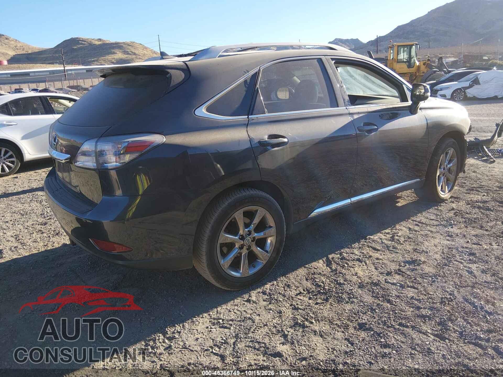 LEXUS RX 350 2011 - 2T2BK1BA5BC118709