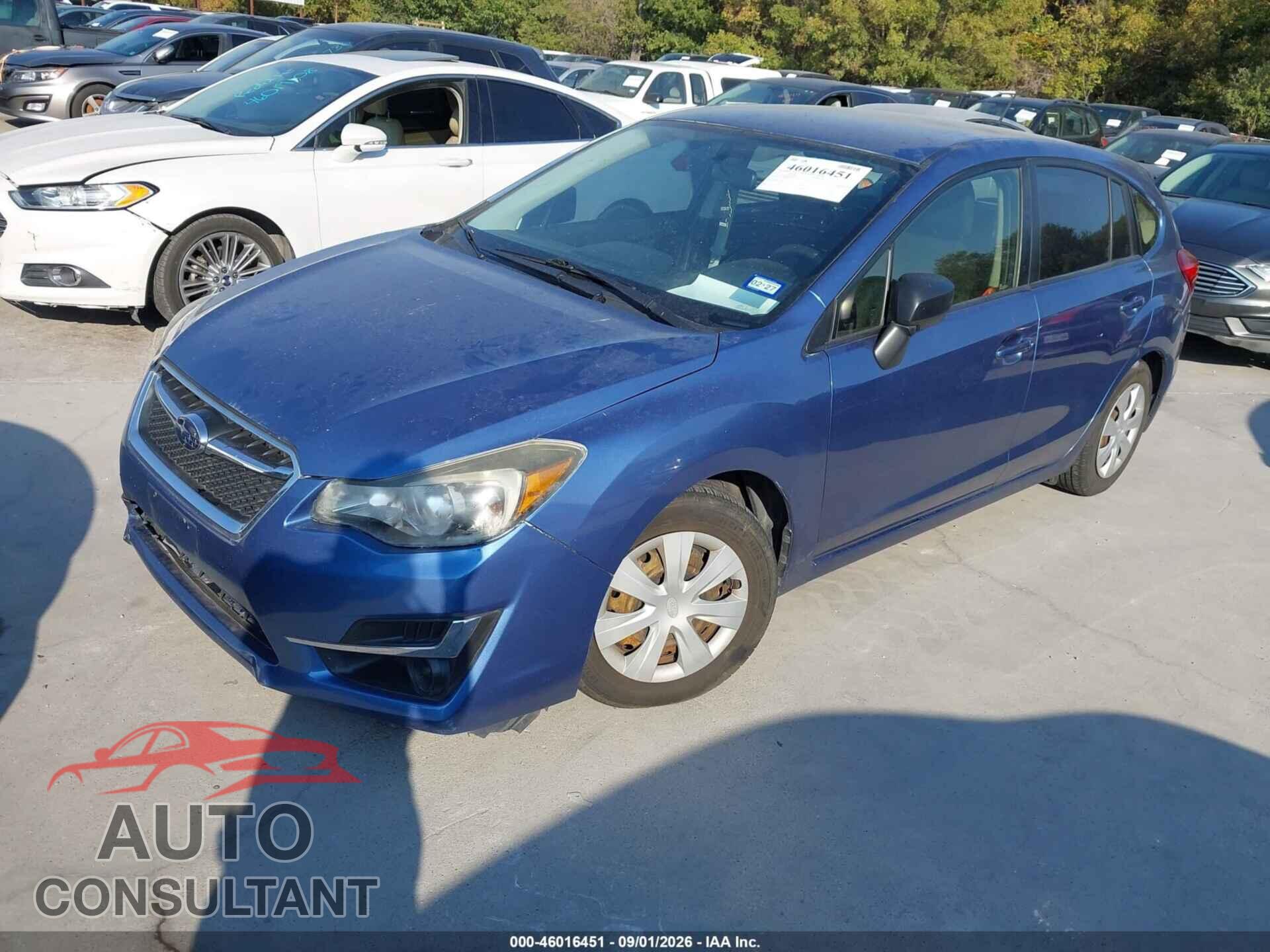 SUBARU IMPREZA 2015 - JF1GPAA62F8229346