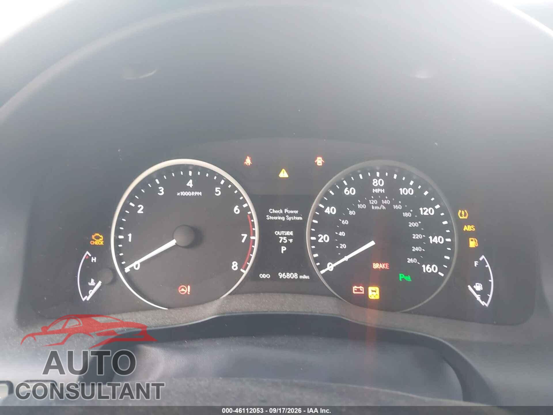 LEXUS ES 350 2014 - JTHBK1GG7E2084453