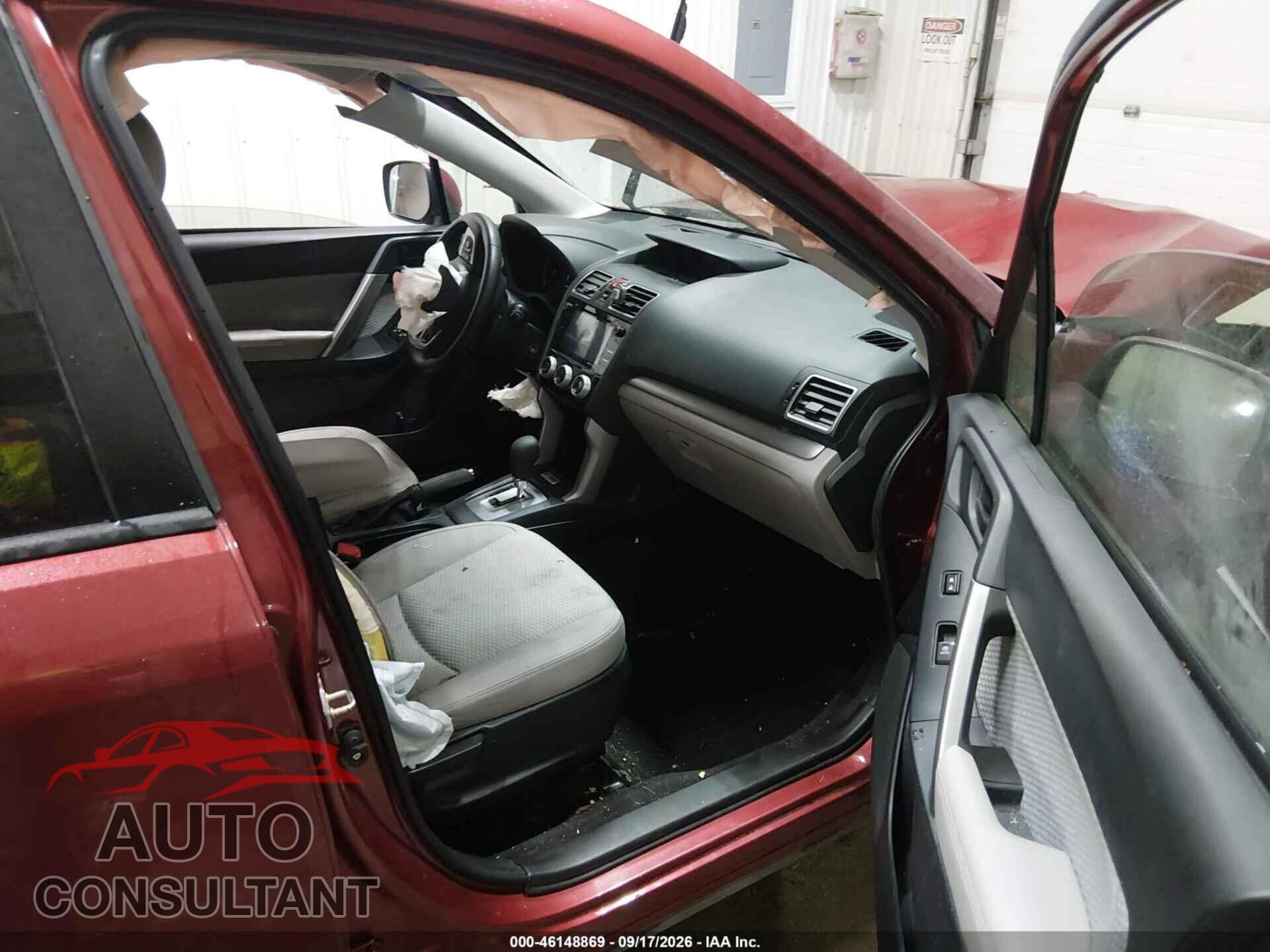 SUBARU FORESTER 2017 - JF2SJAGC8HH574288