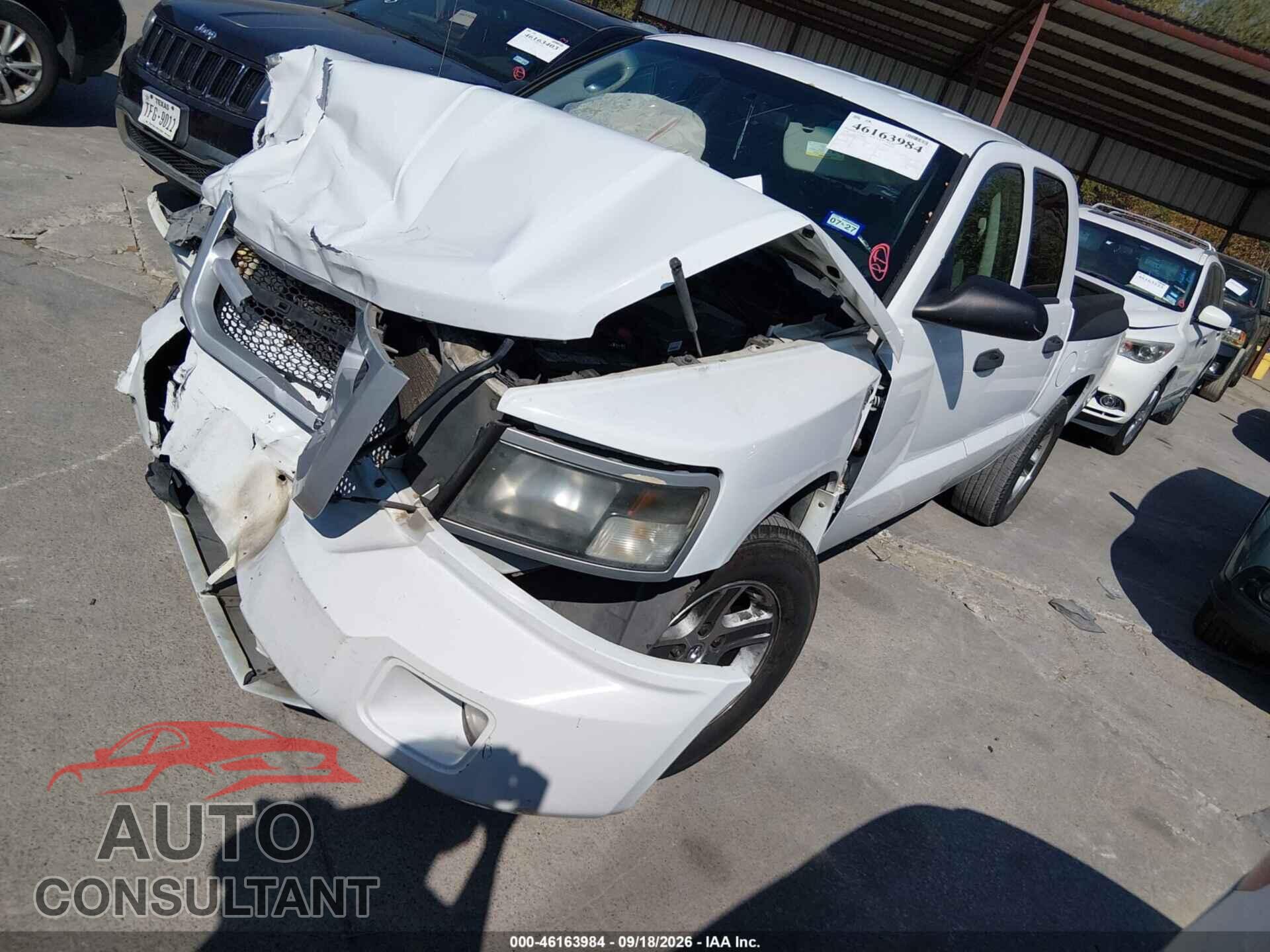 DODGE DAKOTA 2010 - 1D7CE3GP6AS130721