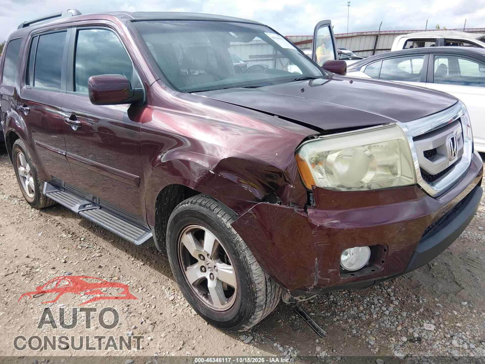 HONDA PILOT 2009 - 5FNYF38519B016242