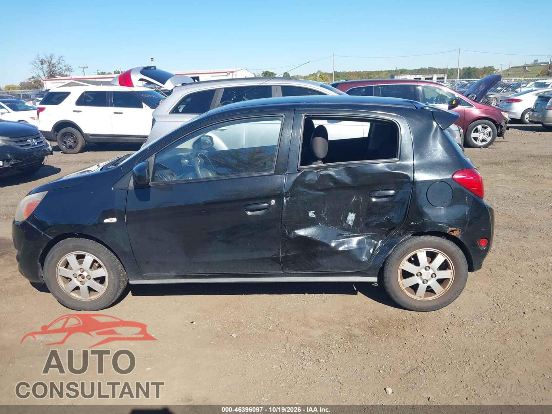 MITSUBISHI MIRAGE 2014 - ML32A3HJ4EH006223