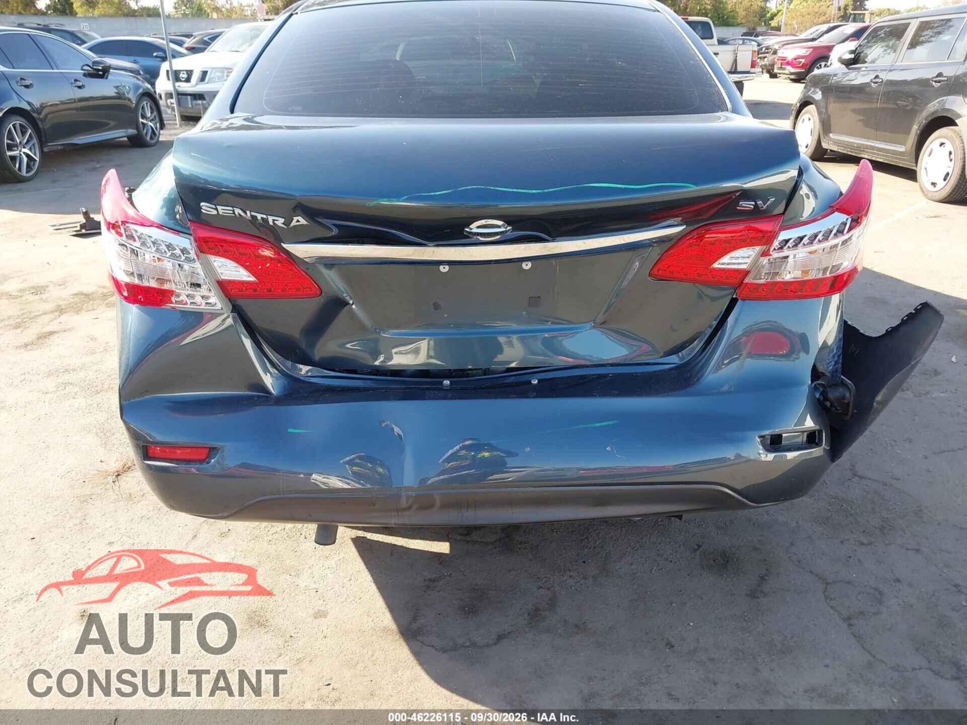 NISSAN SENTRA 2015 - 3N1AB7AP1FY325776