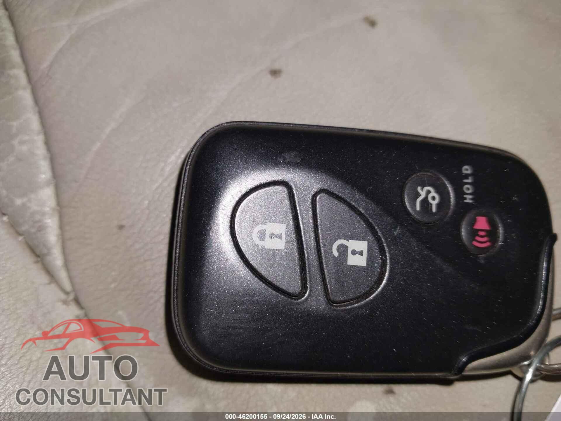 LEXUS IS 250 2009 - JTHBK262395094428