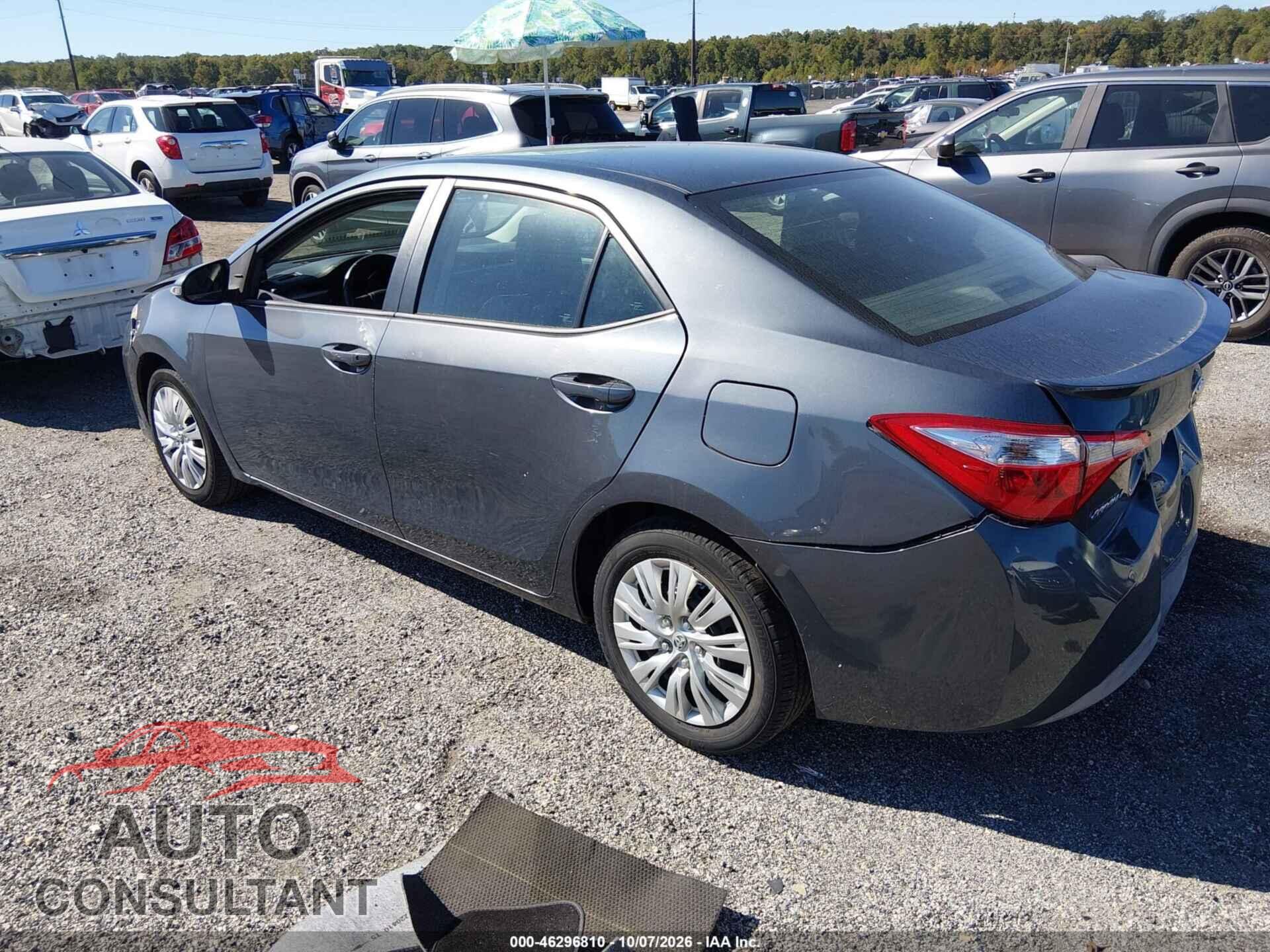TOYOTA COROLLA 2015 - 2T1BURHE8FC406804