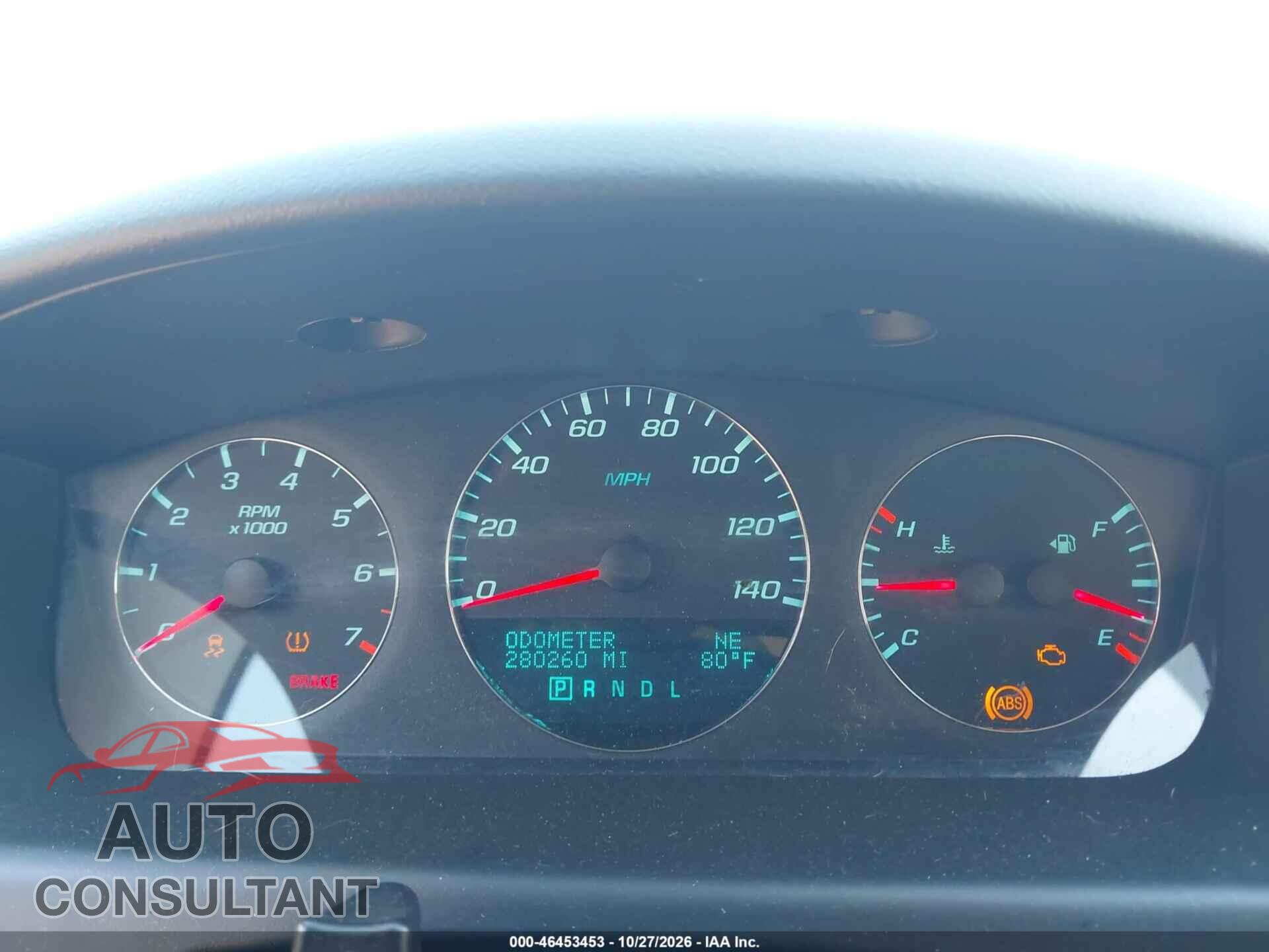 CHEVROLET IMPALA 2012 - 2G1WC5E33C1184224