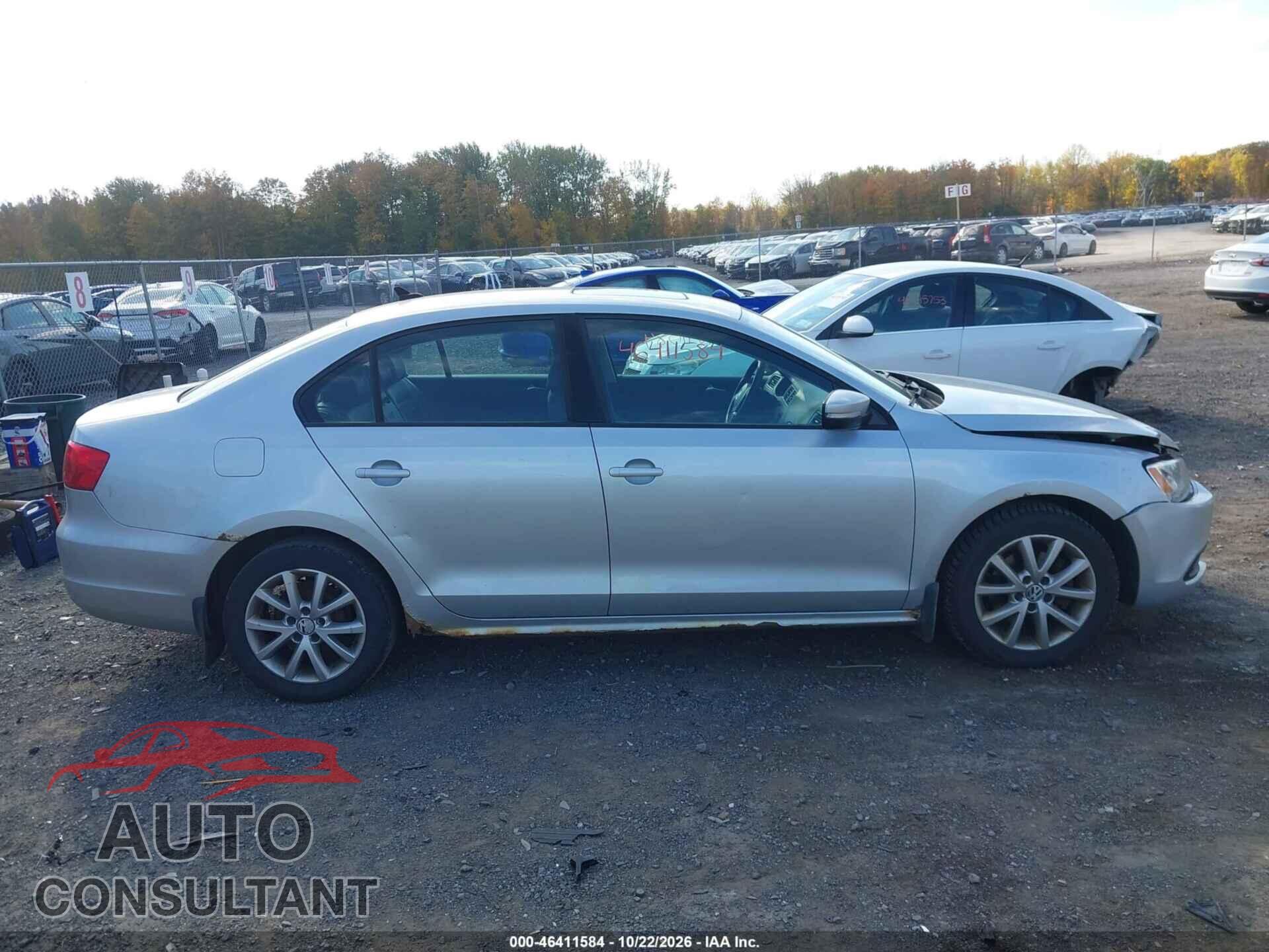 VOLKSWAGEN JETTA 2012 - 3VWBP7AJ2CM306880