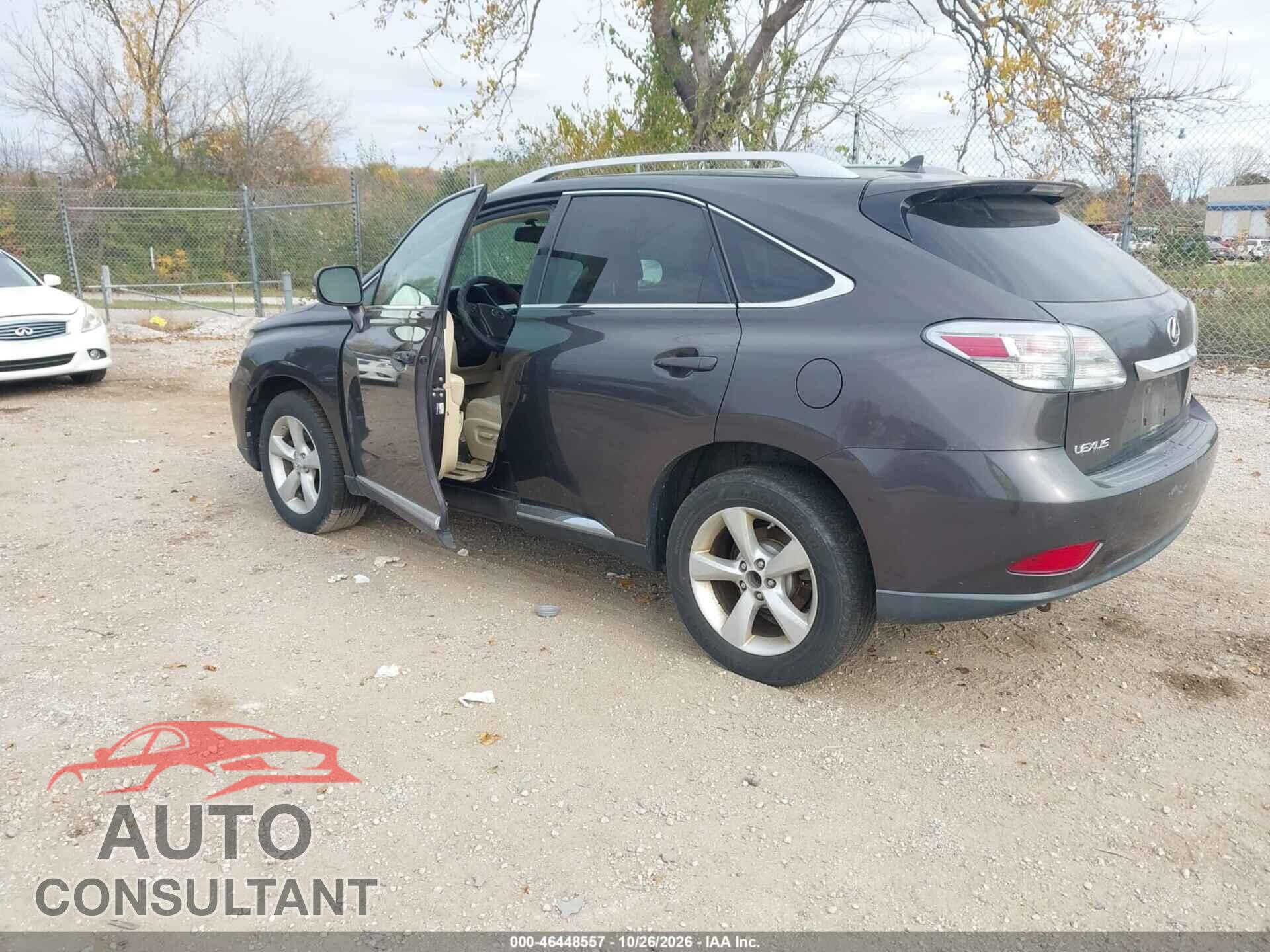 LEXUS RX 350 2010 - 2T2BK1BA0AC067148