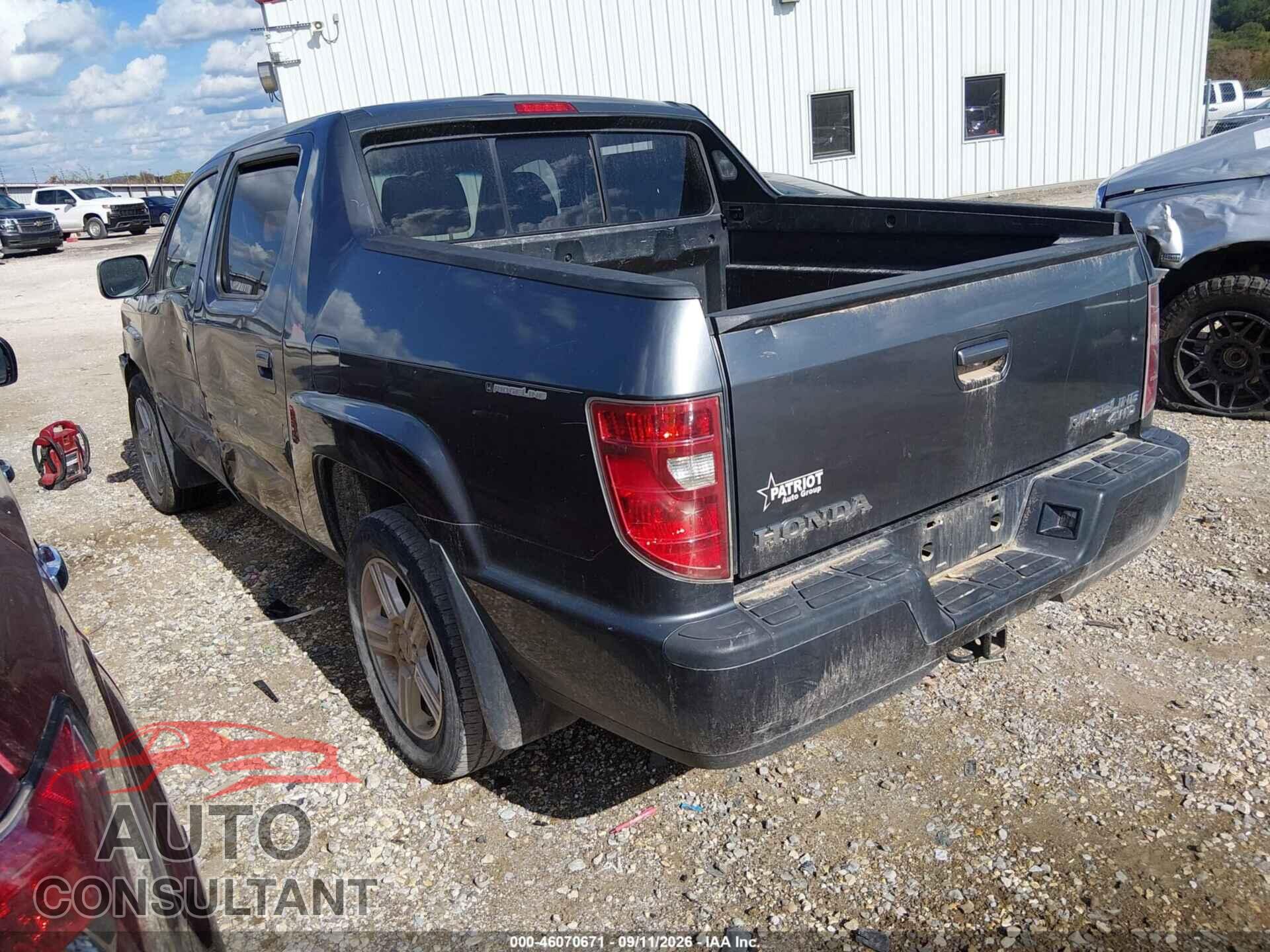 HONDA RIDGELINE 2011 - 5FPYK1F58BB453025