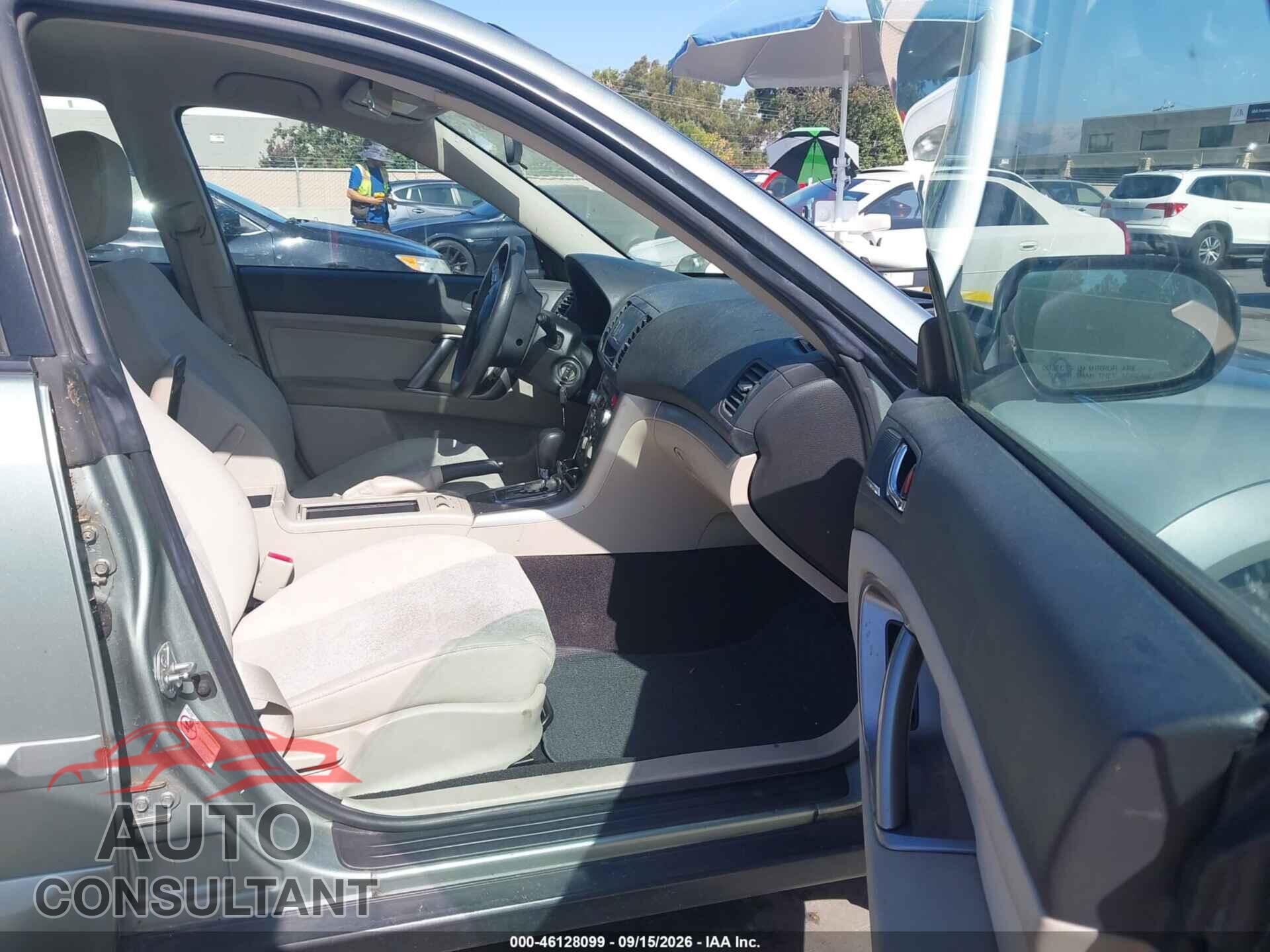 SUBARU OUTBACK 2009 - 4S4BP61C097311542