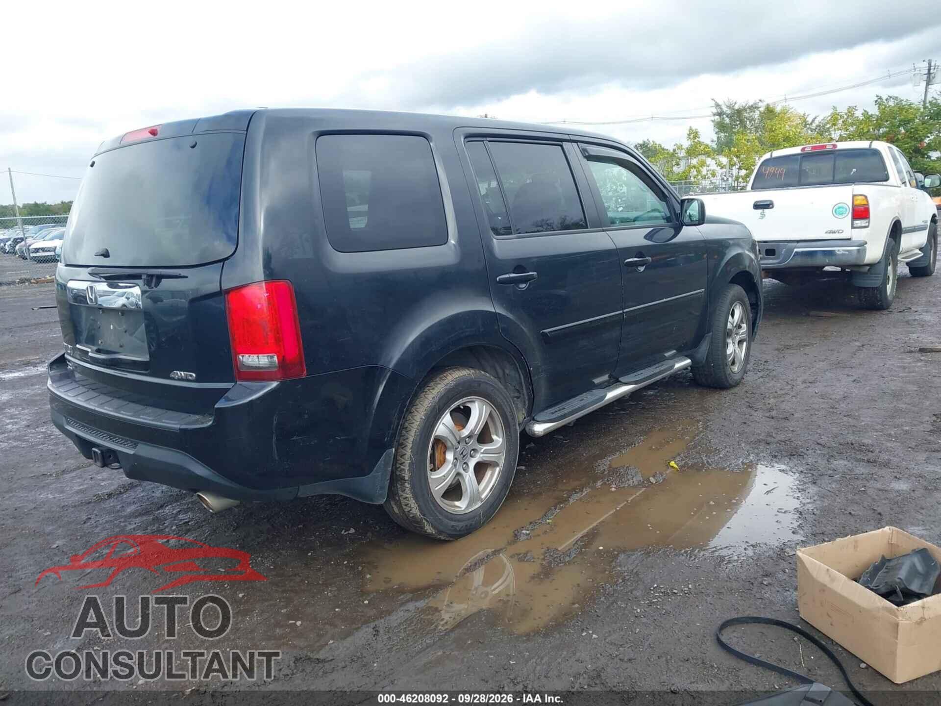 HONDA PILOT 2012 - 5FNYF4H58CB024674