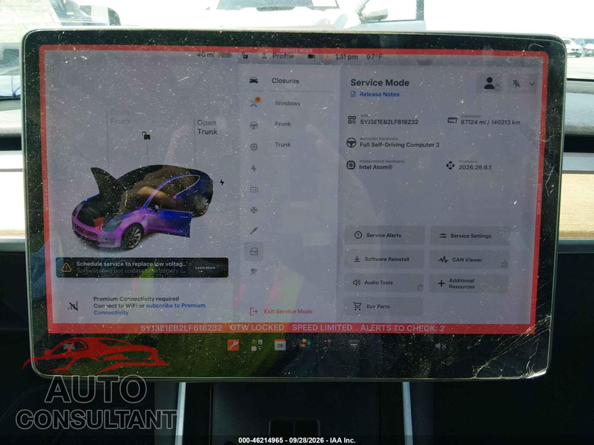 TESLA MODELO 3 2020 - 5YJ3E1EB2LF618232