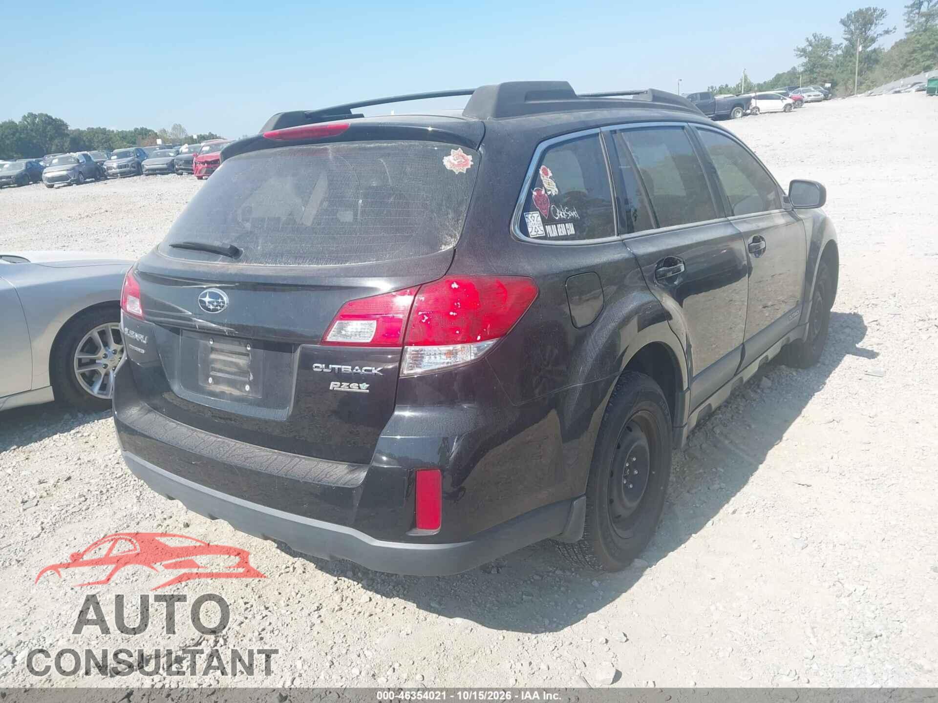 SUBARU OUTBACK 2014 - 4S4BRBAC7E3292959
