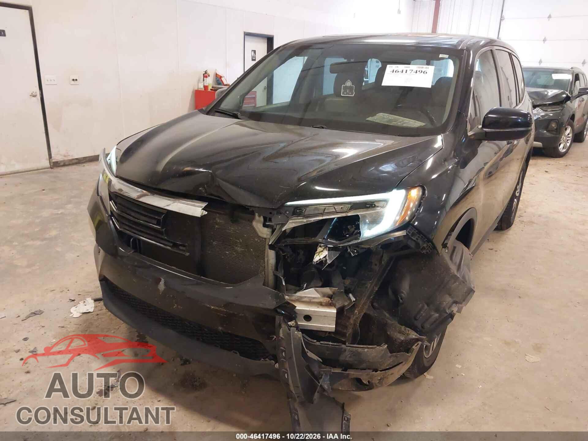 HONDA PILOT 2017 - 5FNYF6H59HB009359