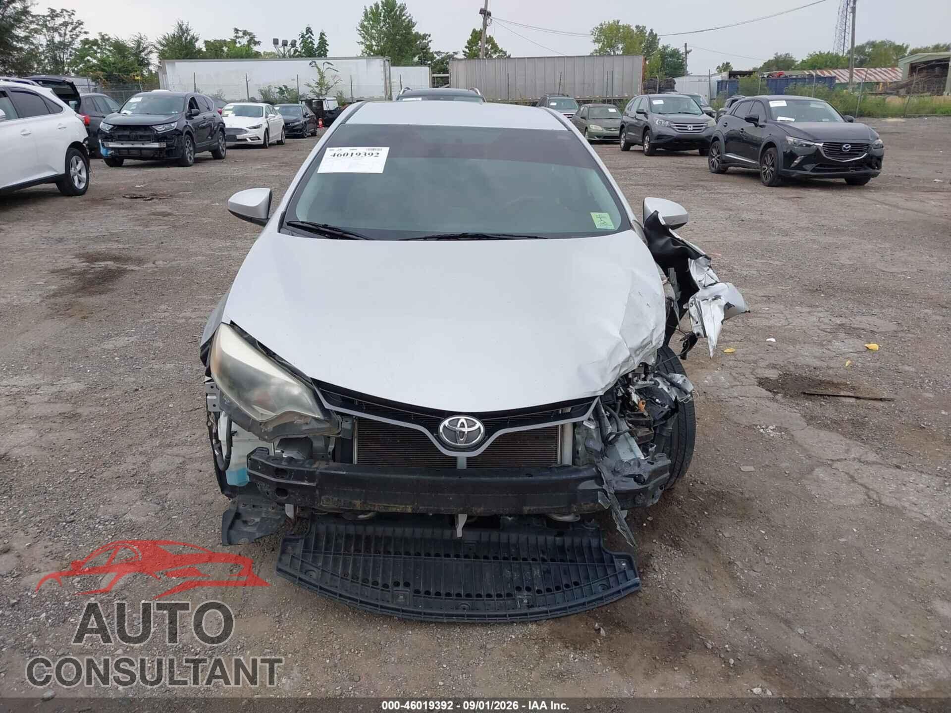 TOYOTA COROLLA 2015 - 2T1BURHE4FC276570