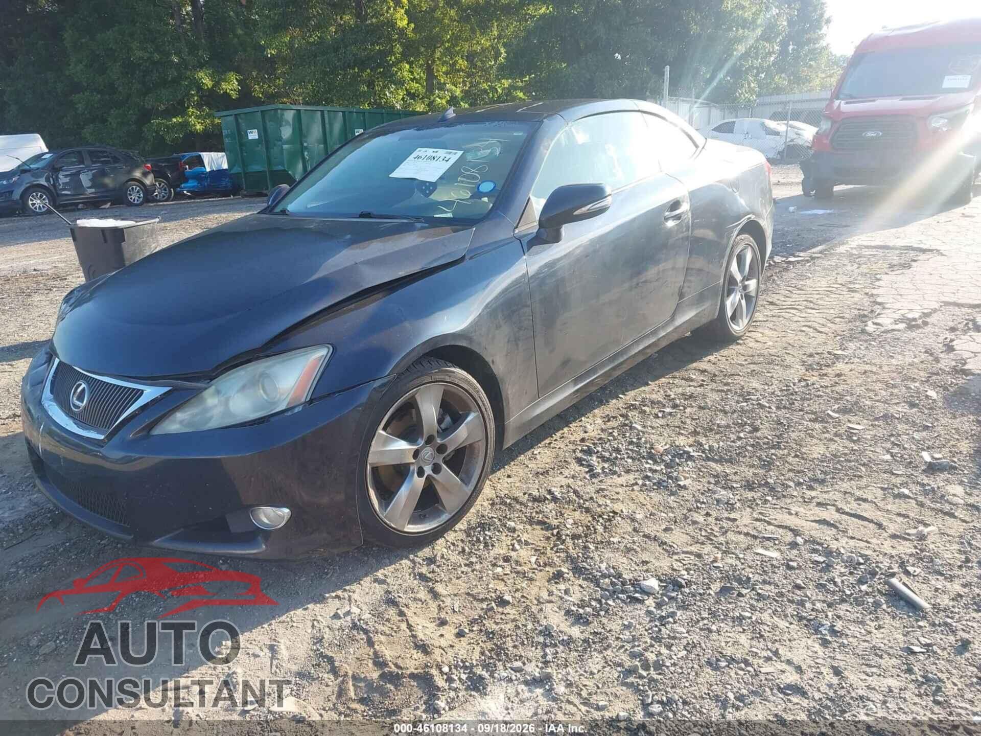 LEXUS IS 250C 2010 - JTHFF2C23A2504967